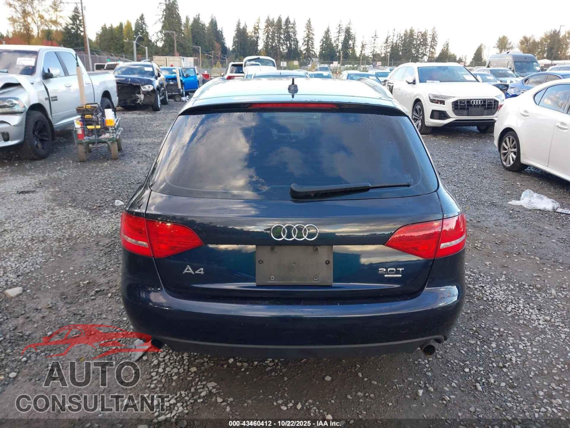 AUDI A4 2012 - WAUSFAFL6CA012728