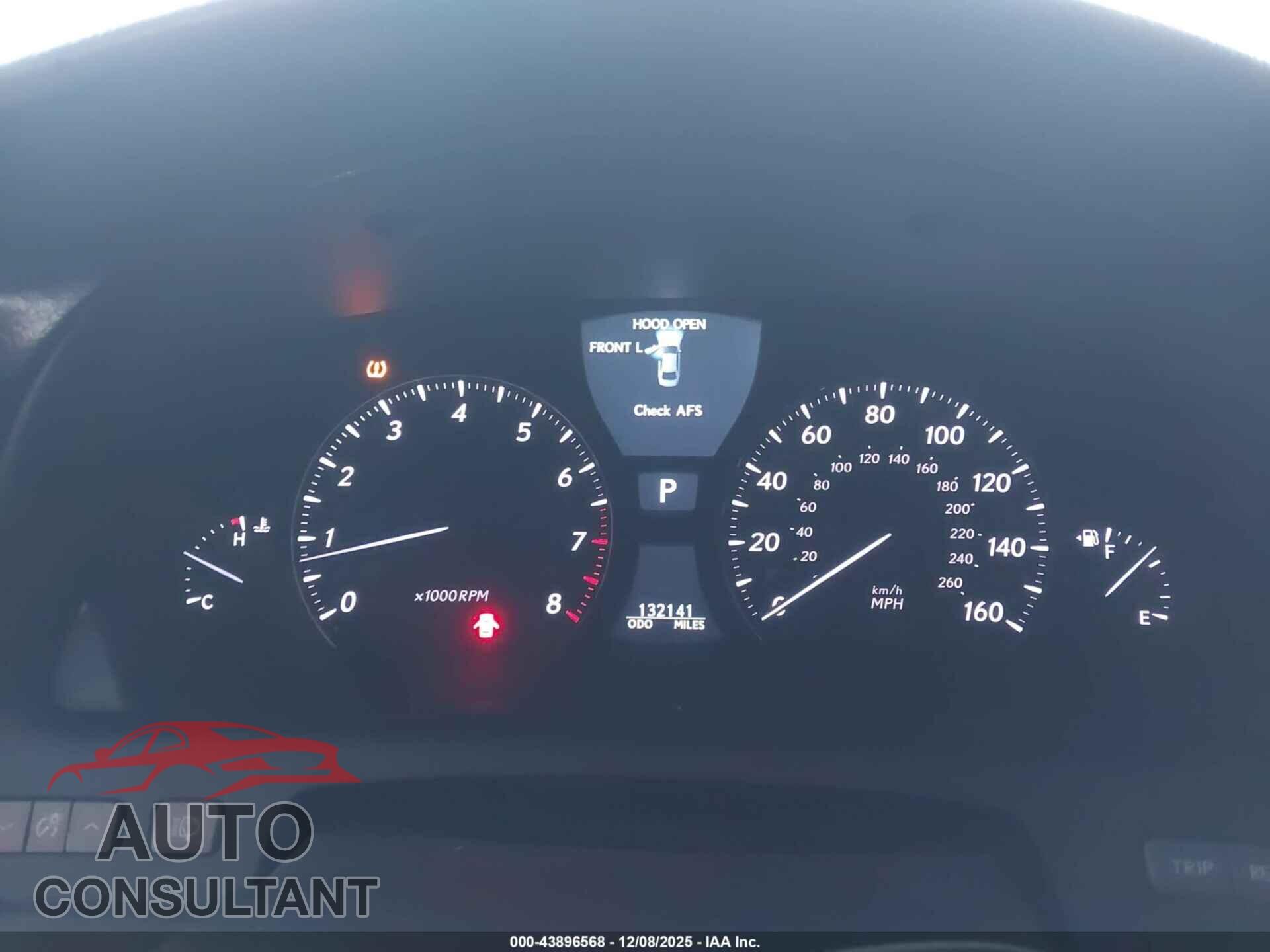 LEXUS LS 460 2010 - JTHBL5EF2A5092385
