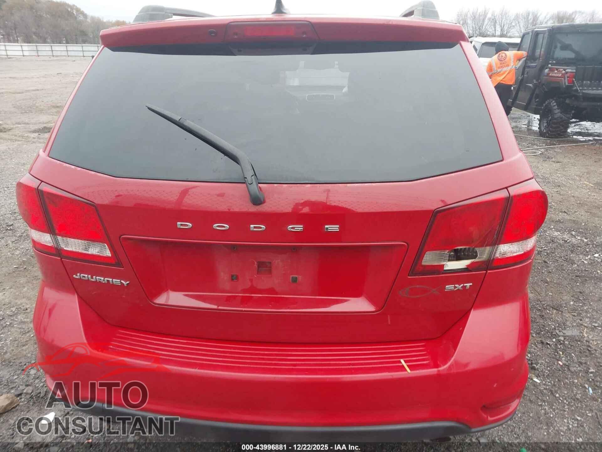 DODGE JOURNEY 2012 - 3C4PDCBG3CT396320
