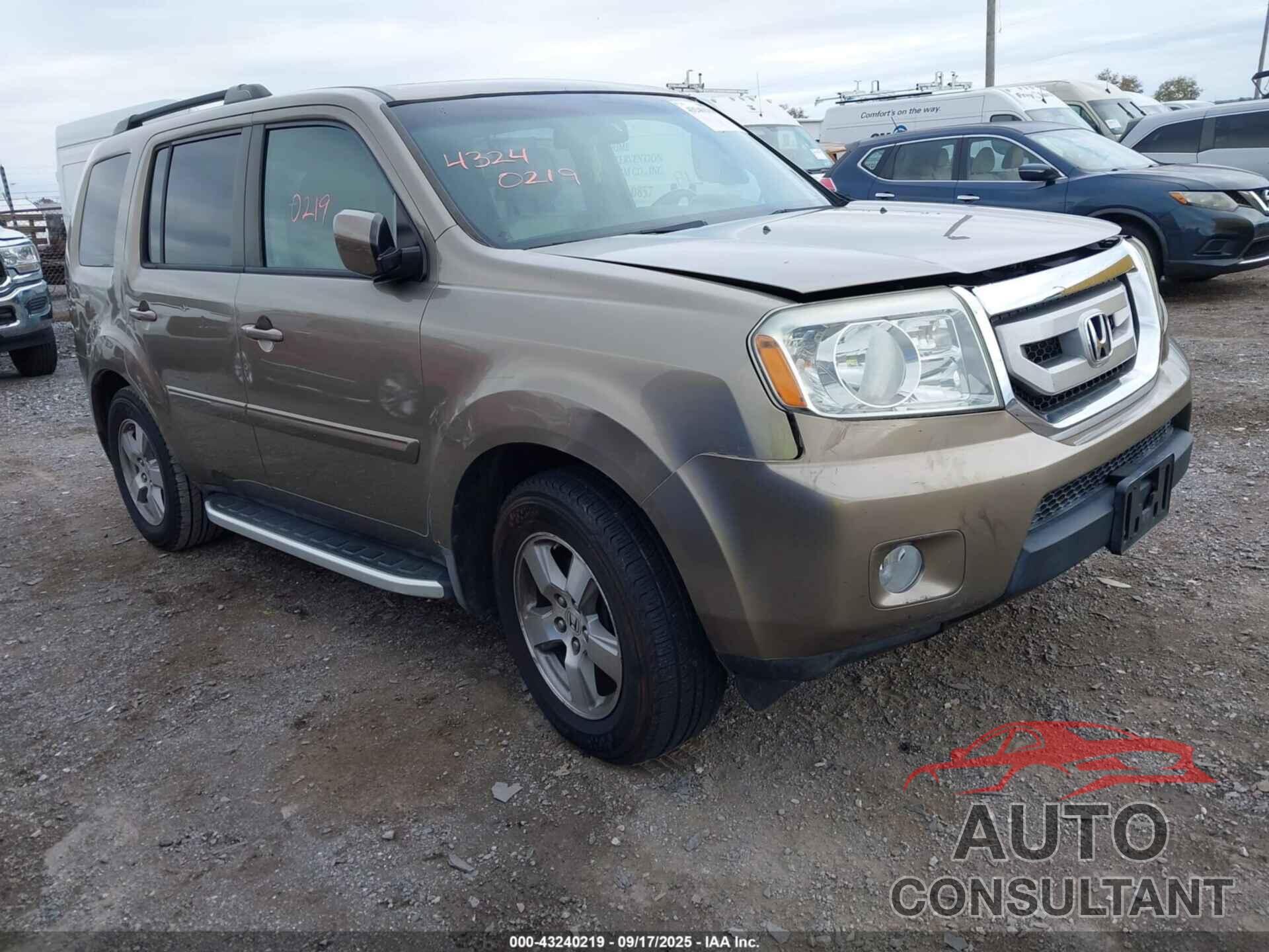HONDA PILOT 2009 - 5FNYF48529B021830