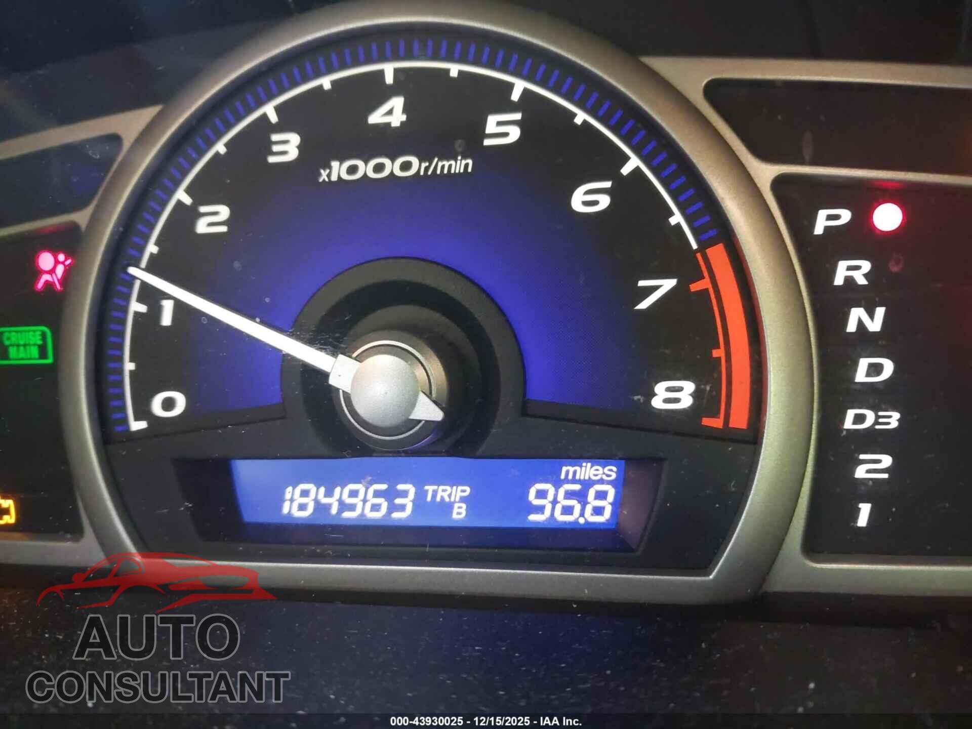 HONDA CIVIC 2011 - 19XFA1F5XBE024459