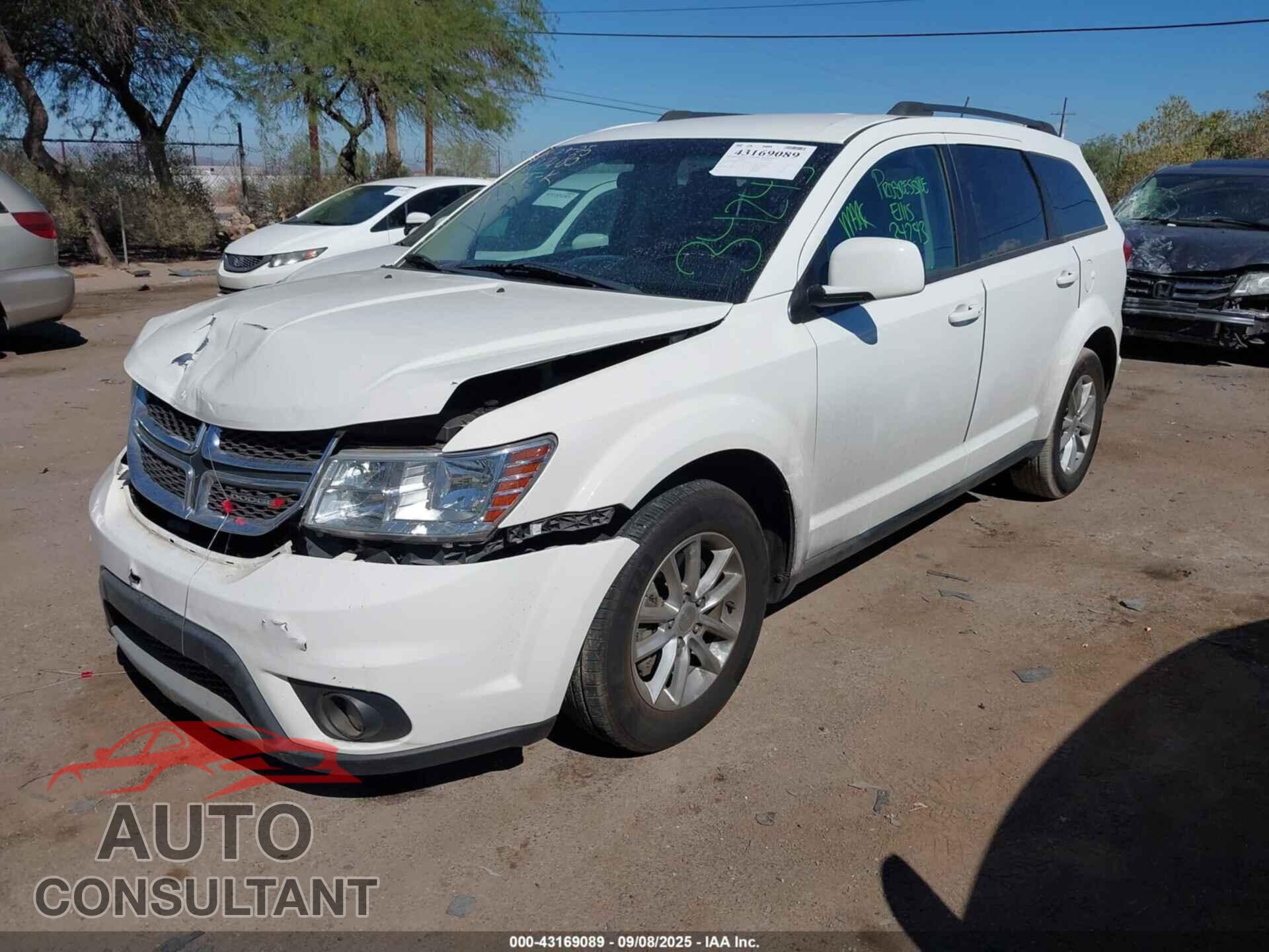 DODGE JOURNEY 2015 - 3C4PDCBG4FT628248