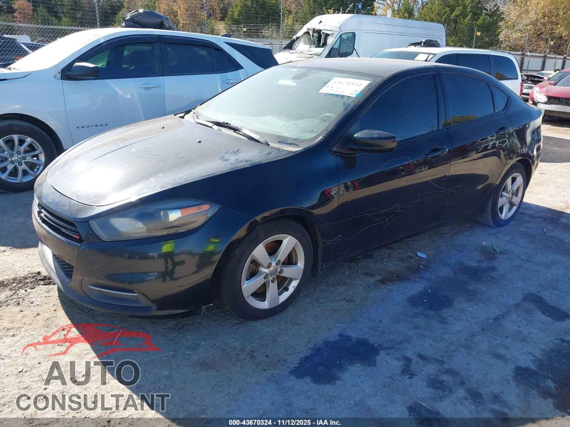 DODGE DART 2016 - 1C3CDFBB6GD644631