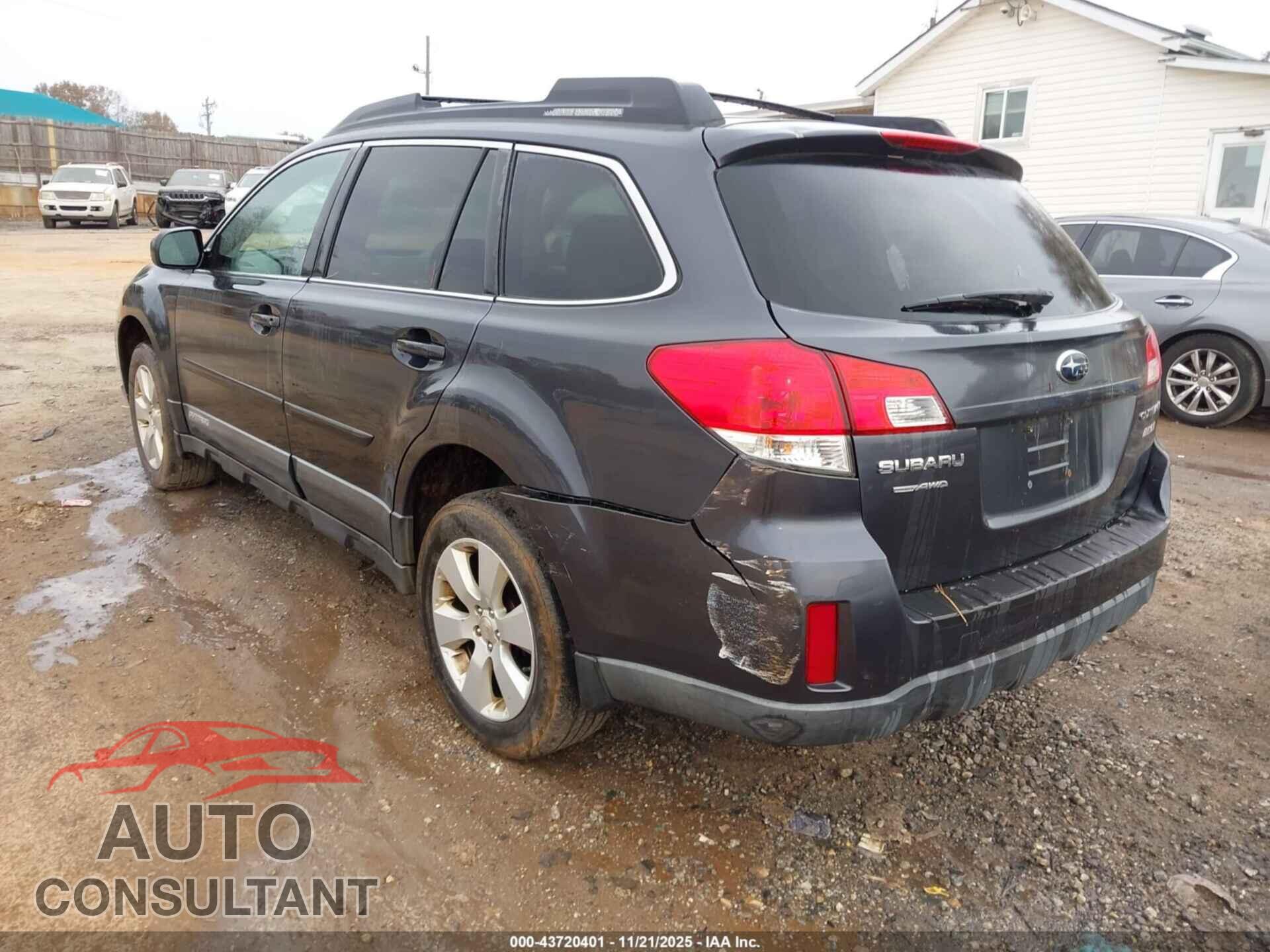 SUBARU OUTBACK 2012 - 4S4BRBCC7C3284399
