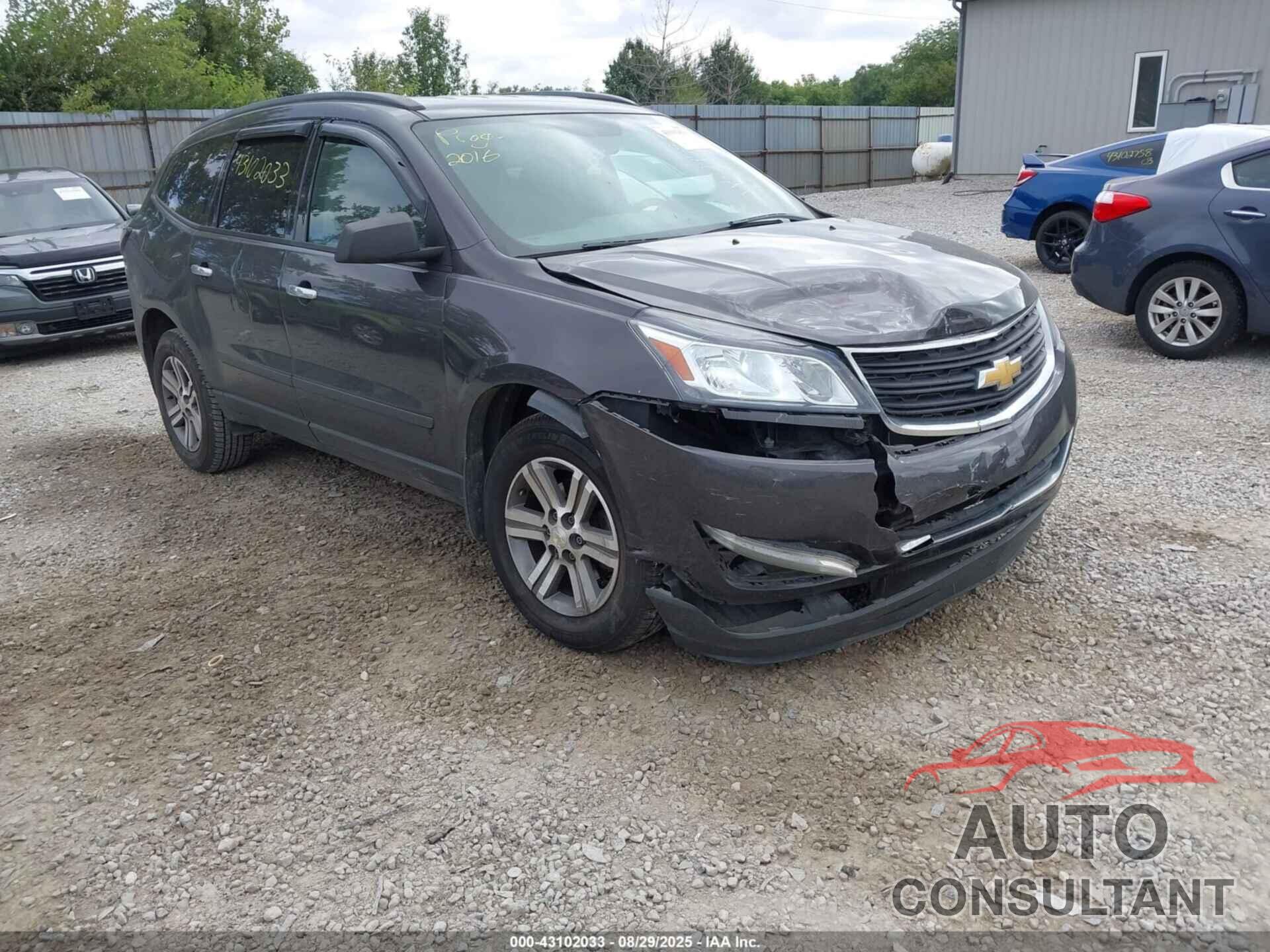 CHEVROLET TRAVERSE 2016 - 1GNKRFED1GJ286594