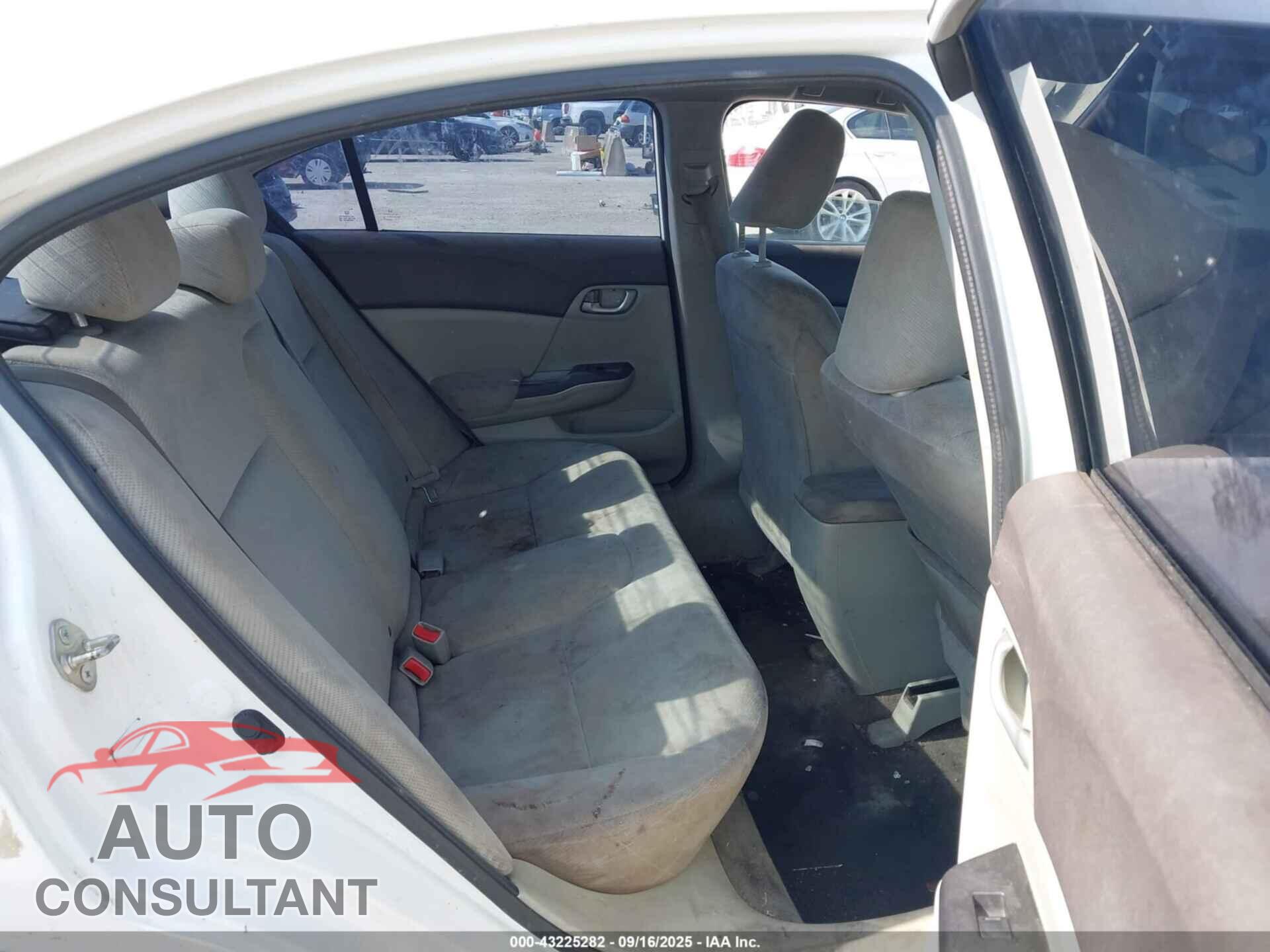 HONDA CIVIC 2012 - 19XFB2F58CE070506