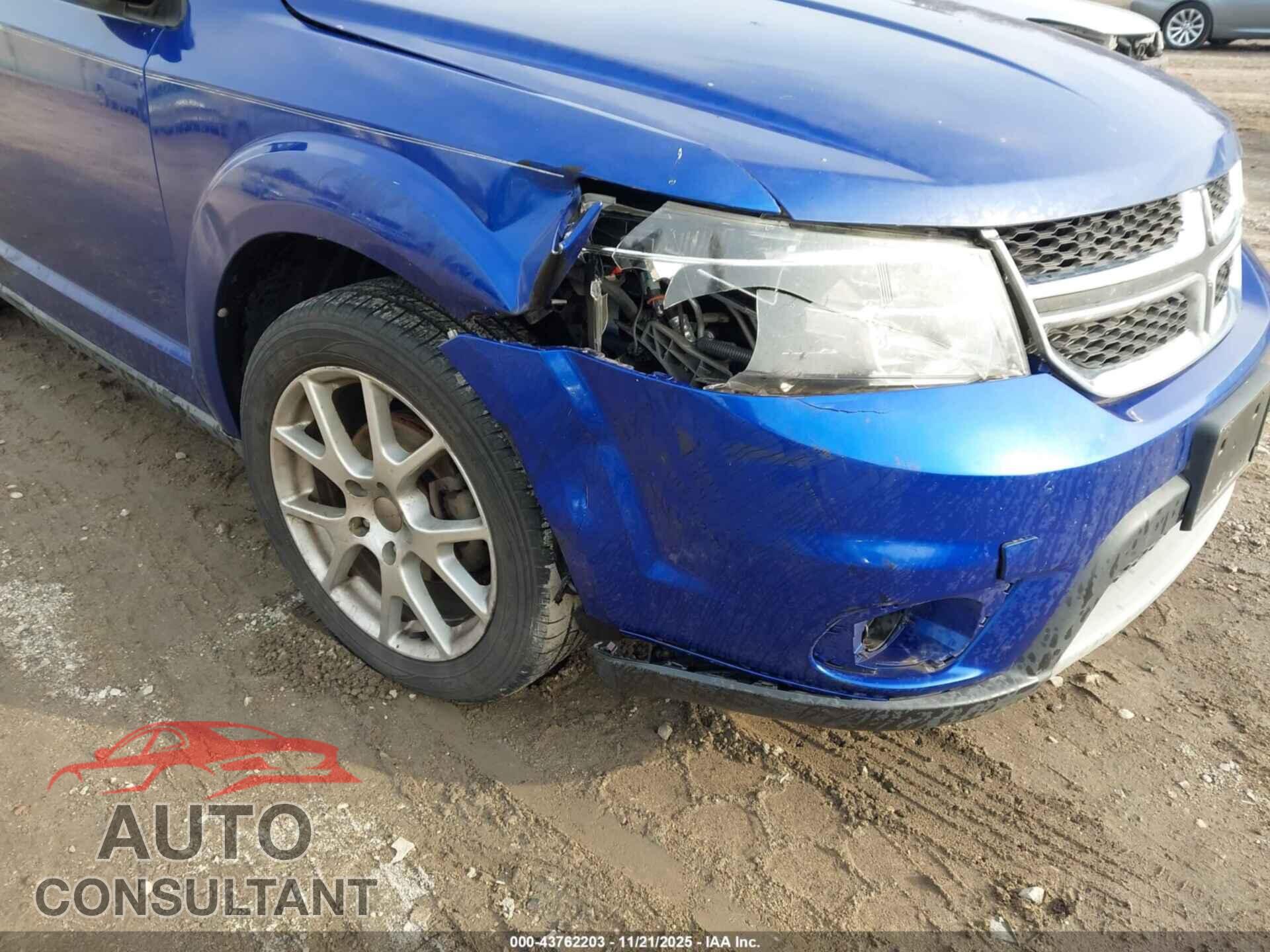 DODGE JOURNEY 2012 - 3C4PDCBG6CT221799