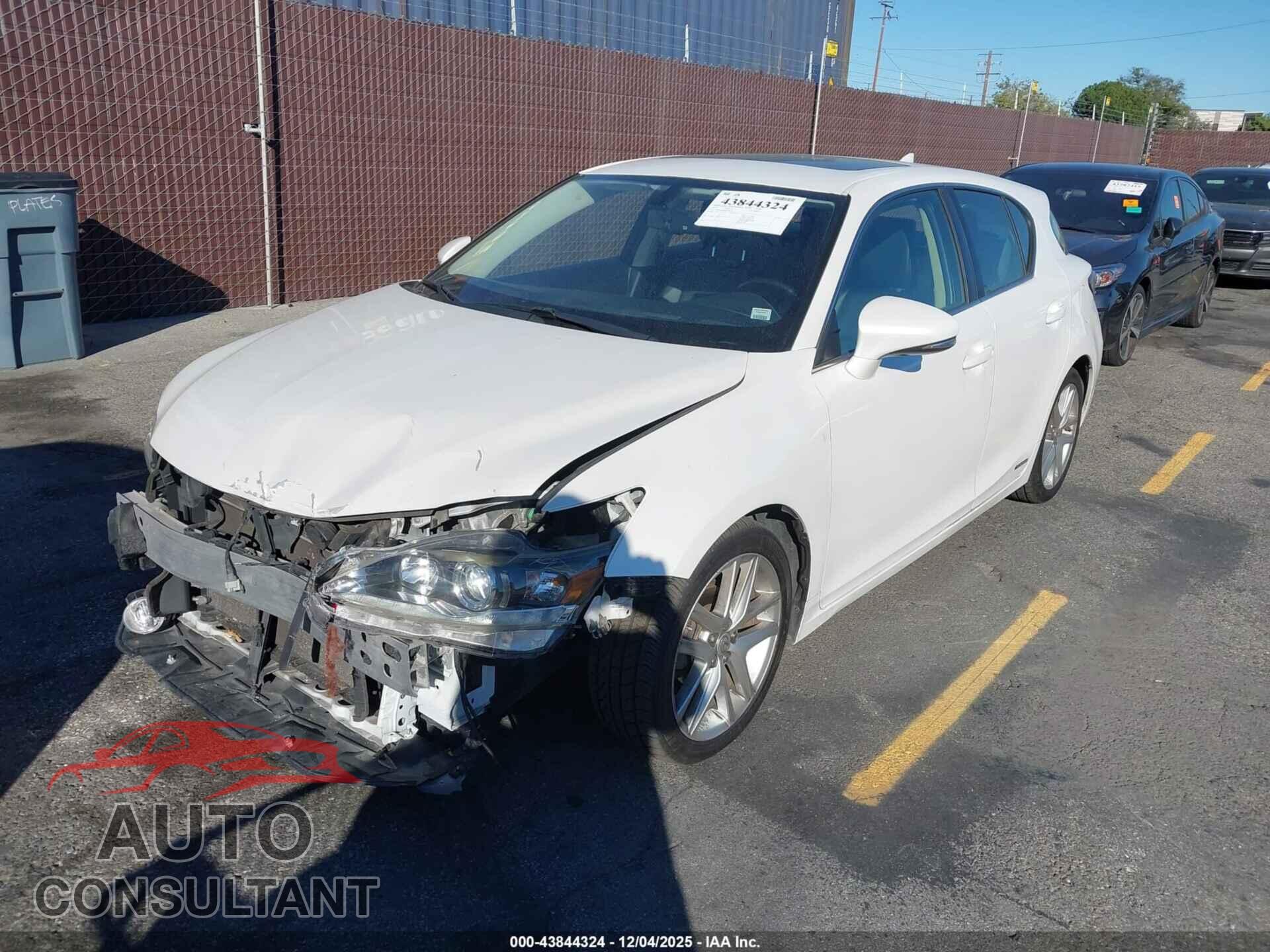 LEXUS CT 200H 2017 - JTHKD5BH6H2288876
