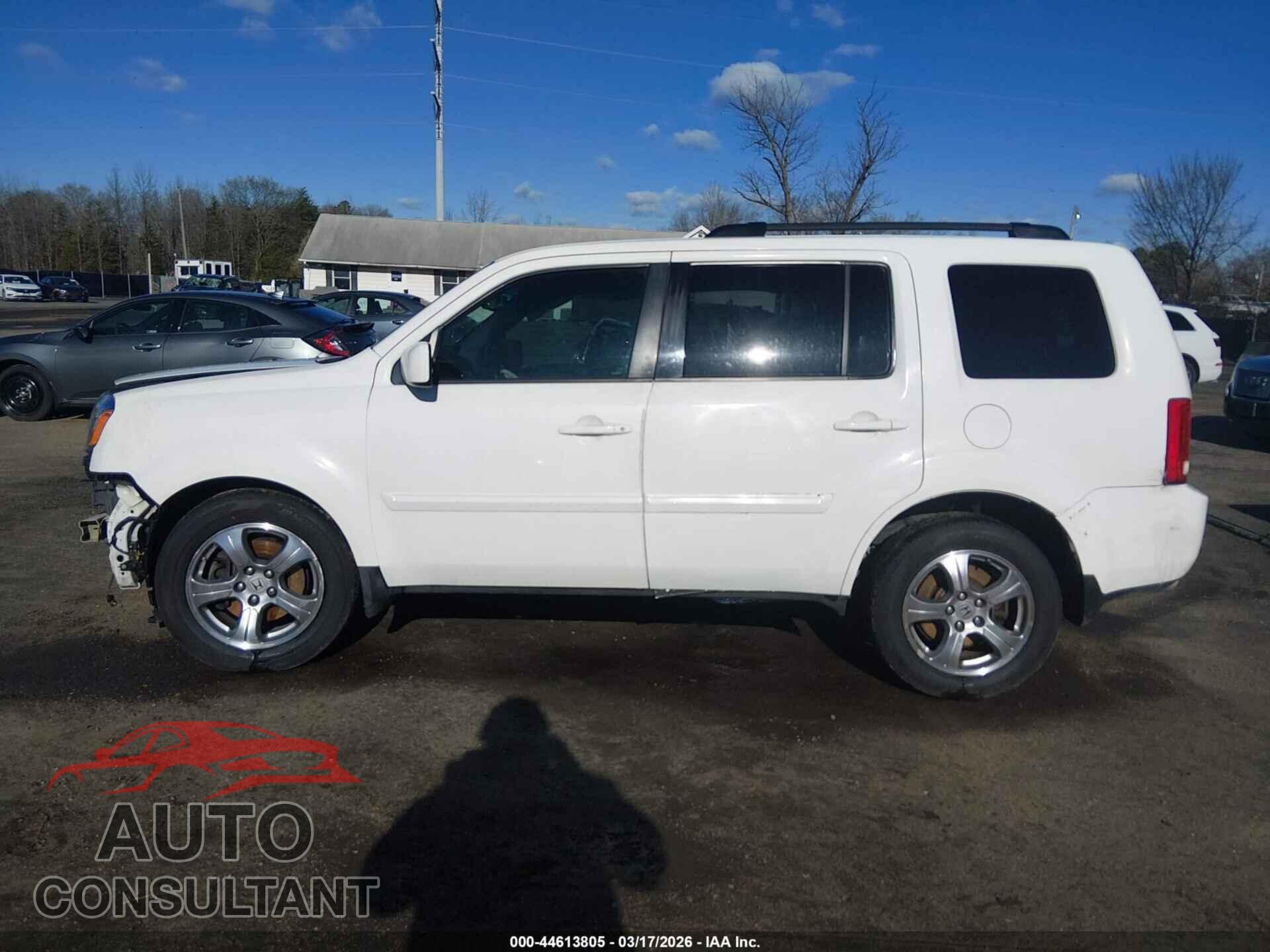 HONDA PILOT 2012 - 5FNYF3H5XCB028610