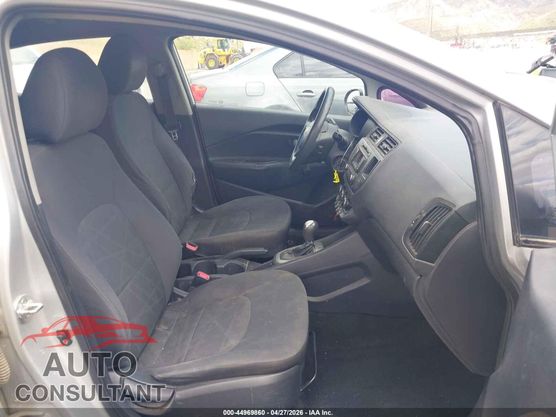 KIA RIO 2012 - KNADM4A30C6064205