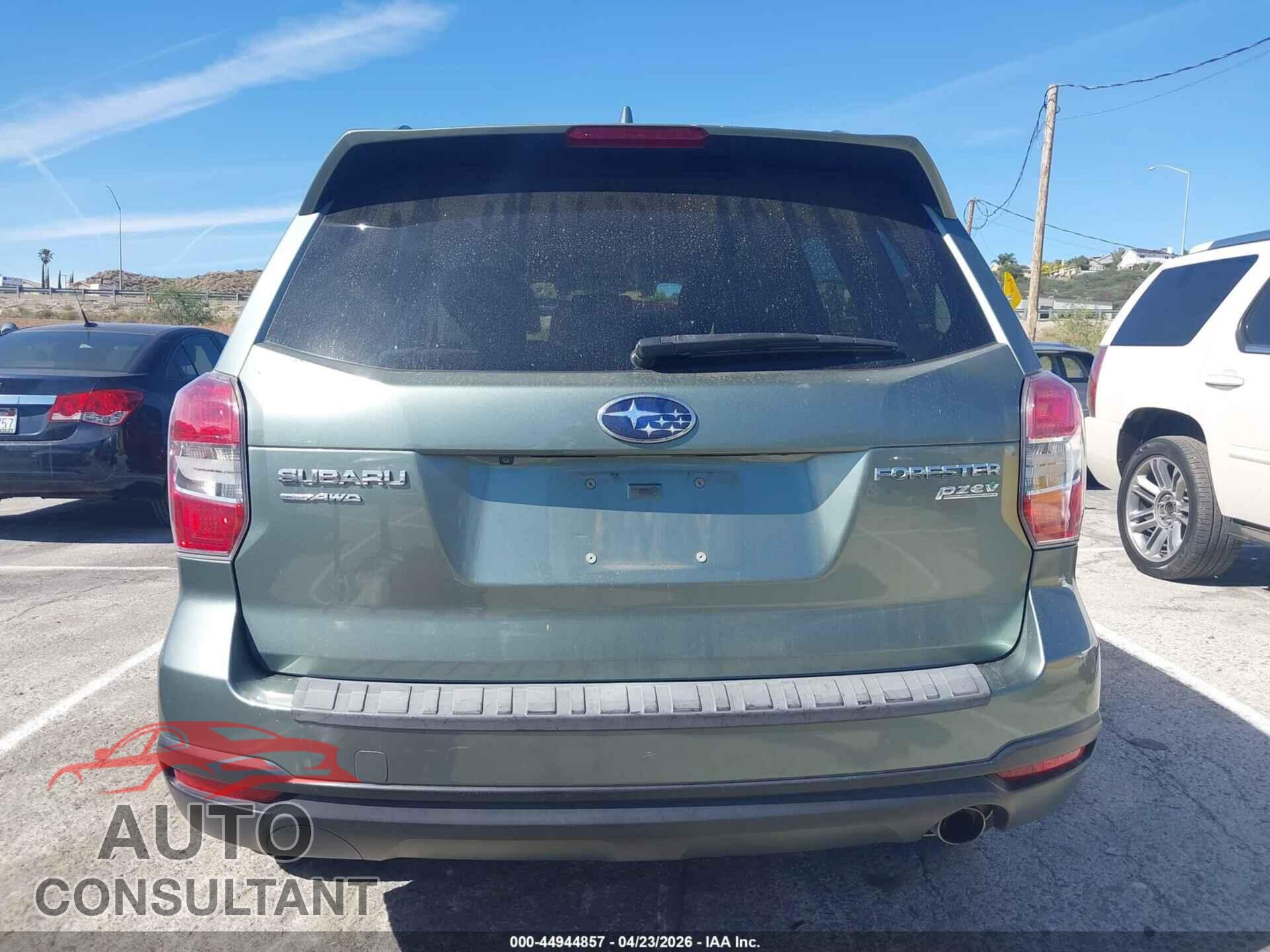 SUBARU FORESTER 2016 - JF2SJAXC8GH544061