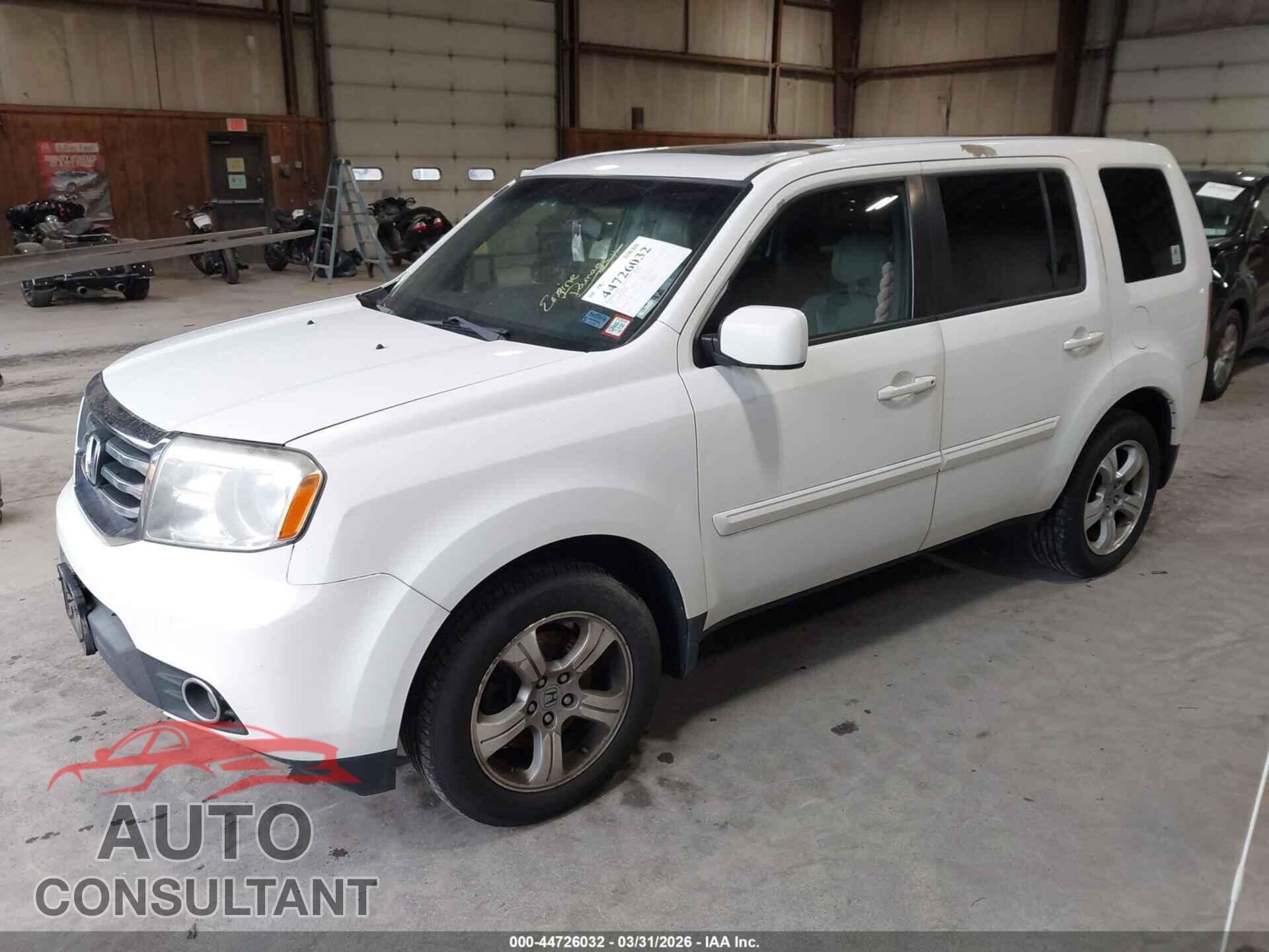 HONDA PILOT 2013 - 5FNYF4H58DB054713