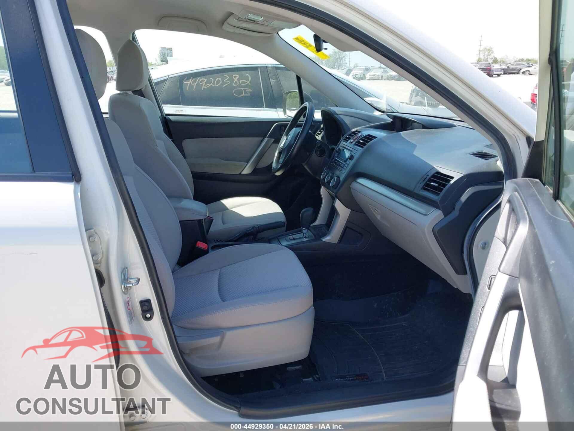 SUBARU FORESTER 2015 - JF2SJABC5FH537994