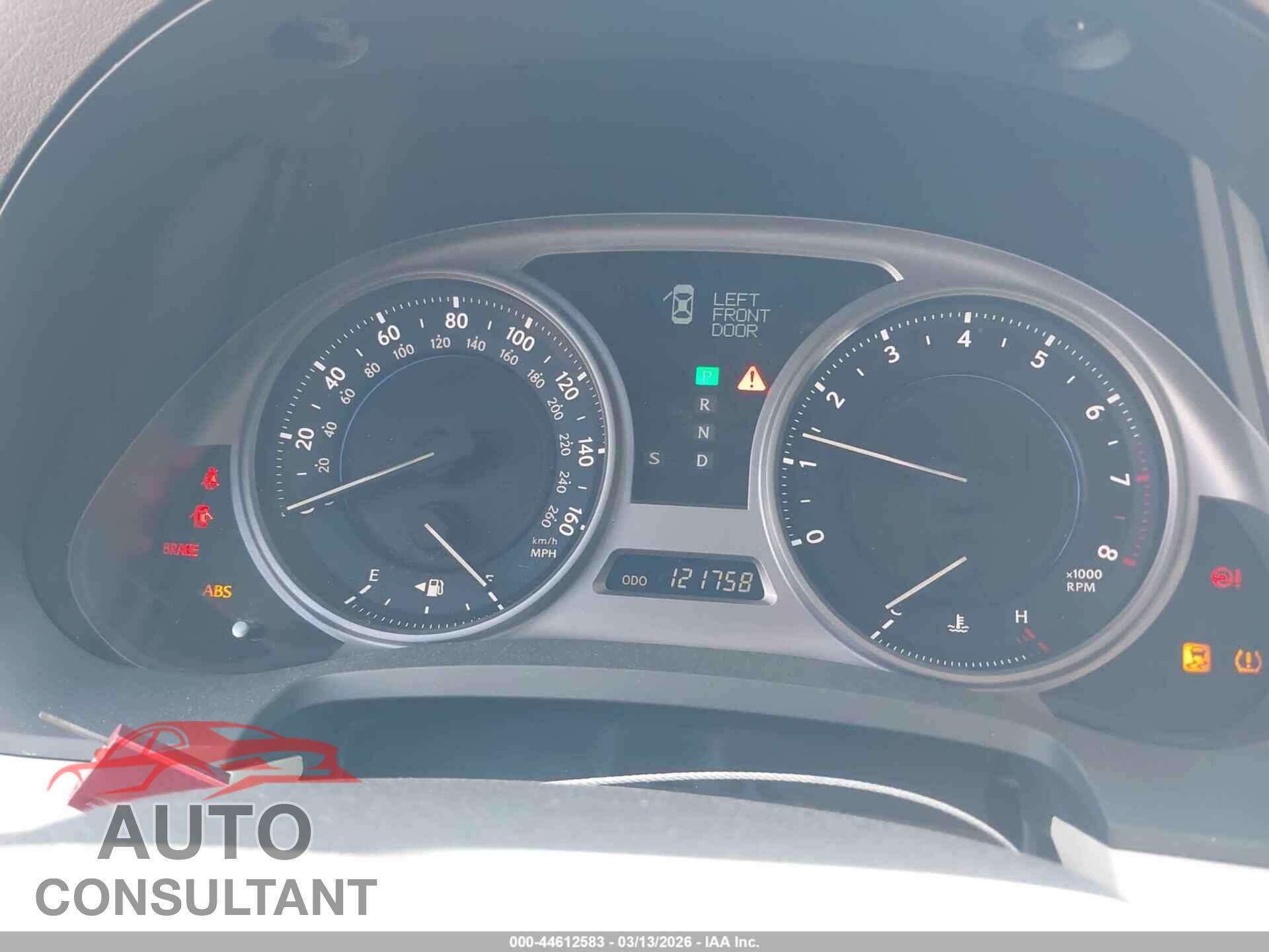 LEXUS IS 250 2010 - JTHBF5C28A5127521