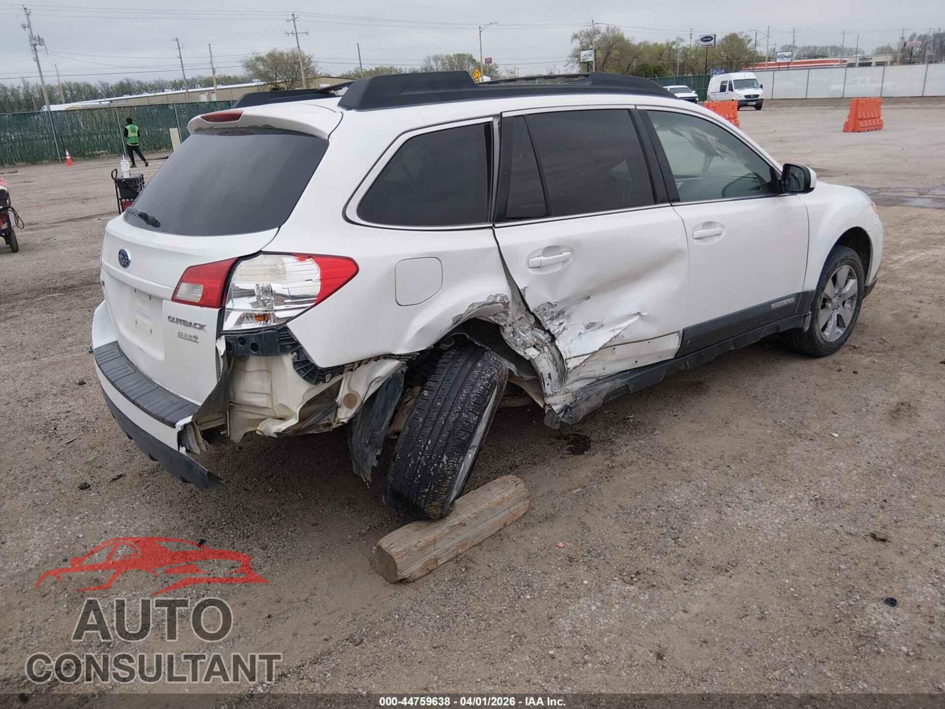 SUBARU OUTBACK 2011 - 4S4BRBCC2B3357337