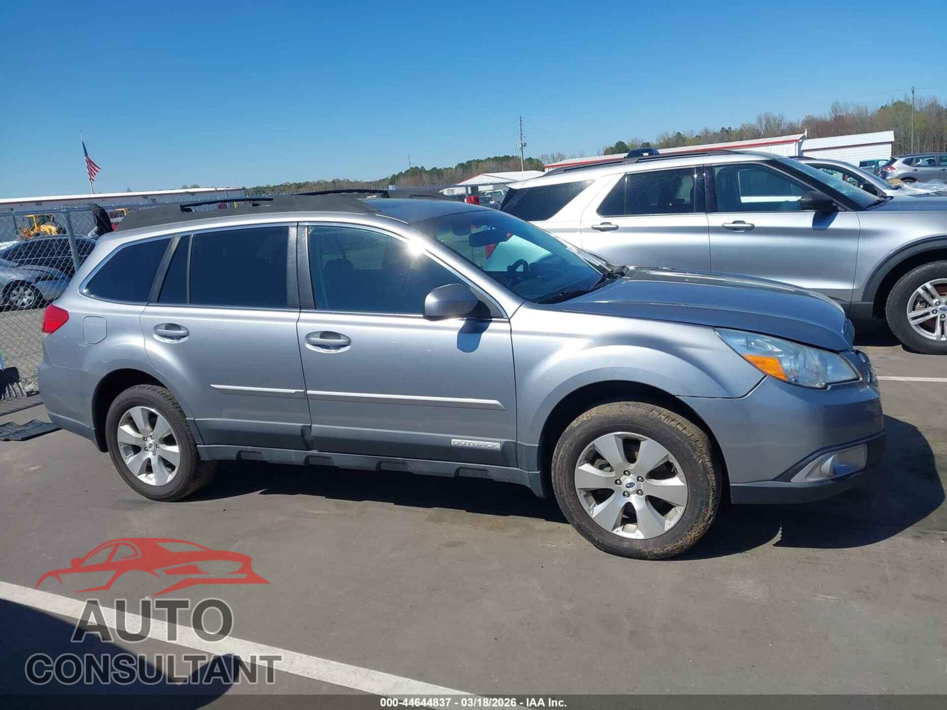 SUBARU OUTBACK 2011 - 4S4BRDKC1B2430510