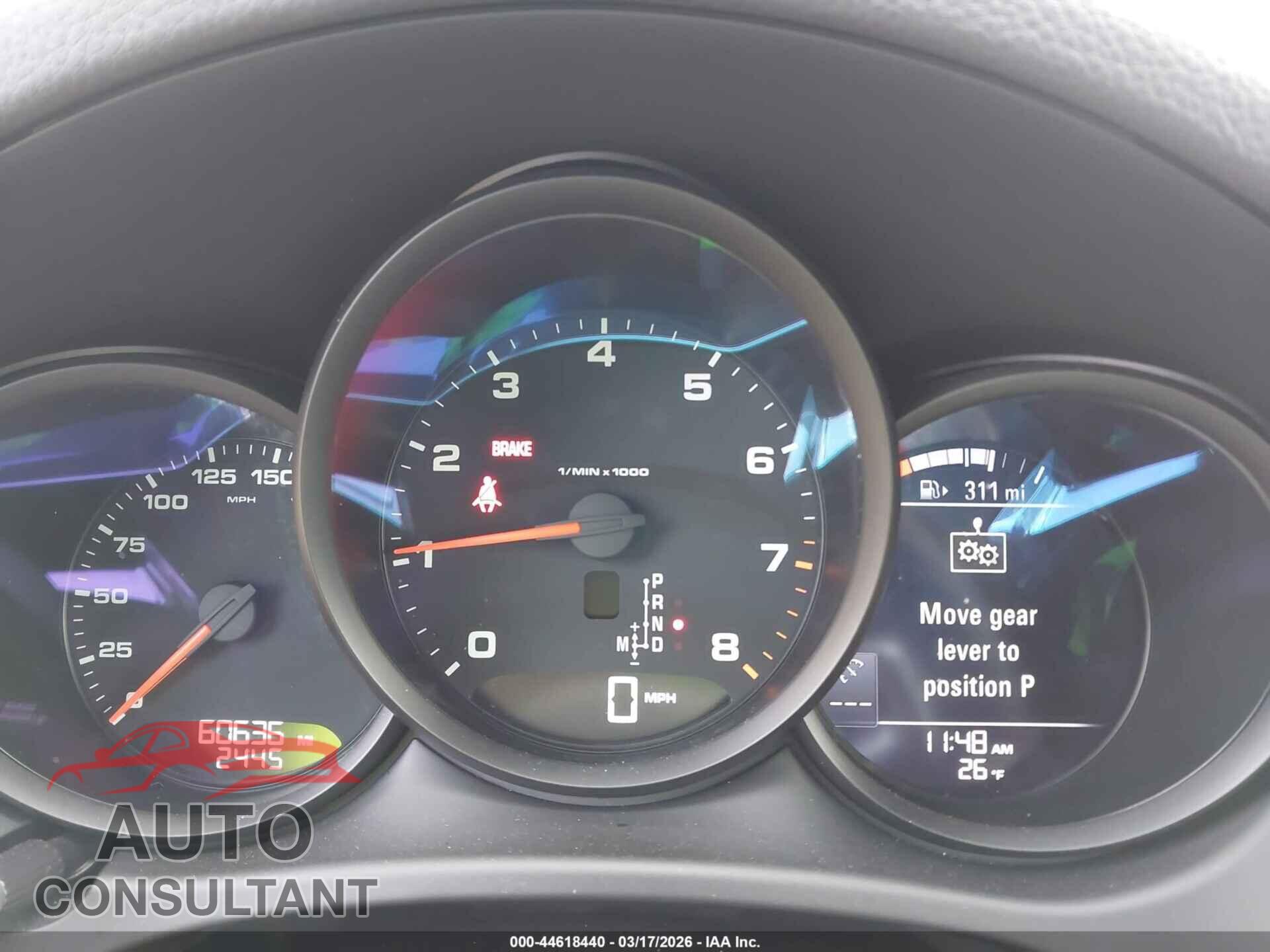 PORSCHE MACAN 2018 - WP1AA2A54JLB24116