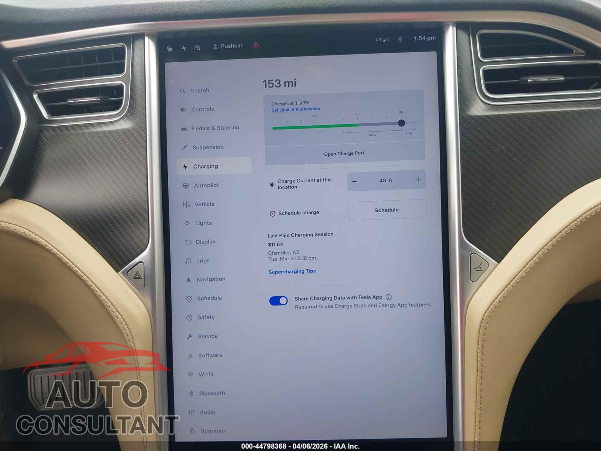 TESLA MODEL S 2017 - 5YJSA1E28HF192366