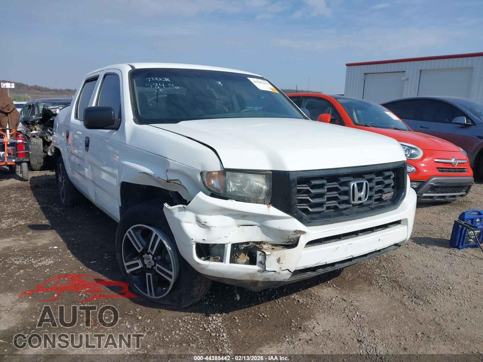 HONDA RIDGELINE 2012 - 5FPYK1F77CB455030