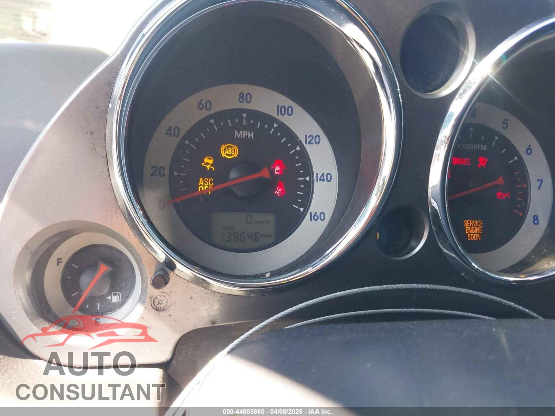 MITSUBISHI ECLIPSE SPYDER 2012 - 4A37L2EF8CE003618