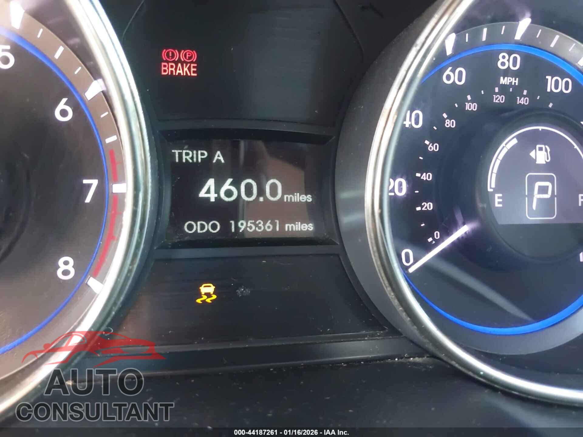 HYUNDAI SONATA 2012 - 5NPEC4AB2CH440989