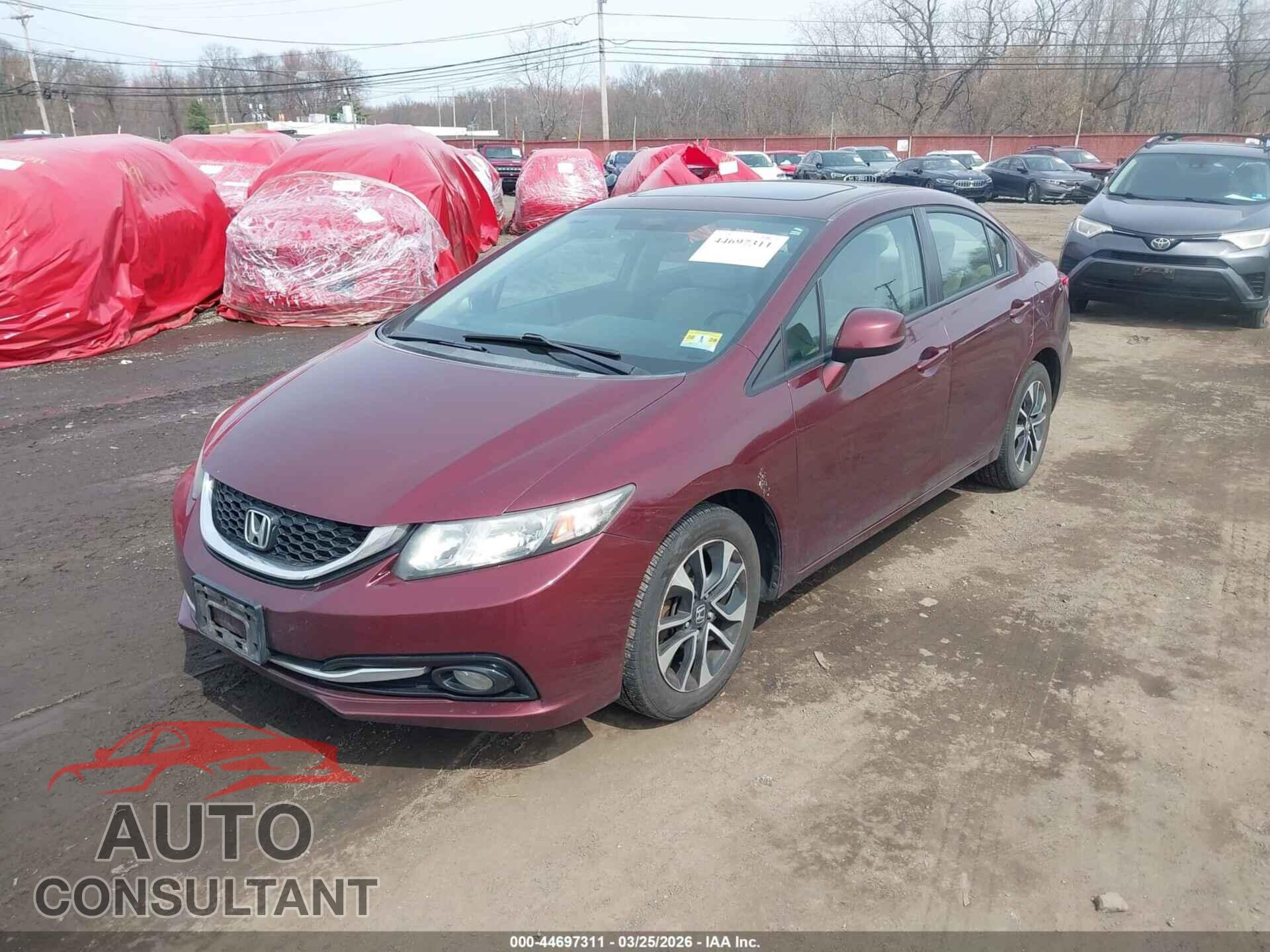 HONDA CIVIC 2013 - 19XFB2F97DE084871