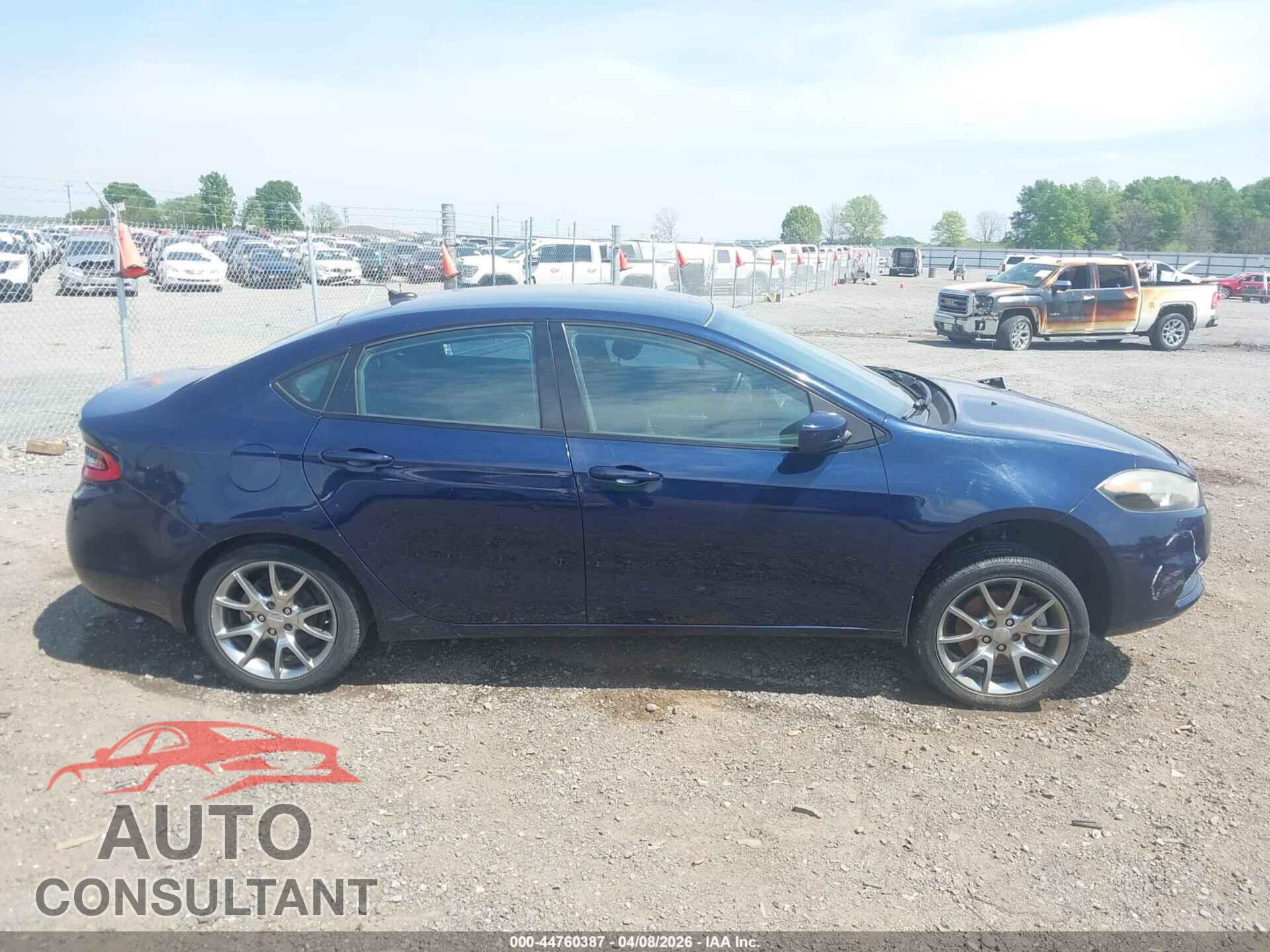 DODGE DART 2015 - 1C3CDFBB9FD142422