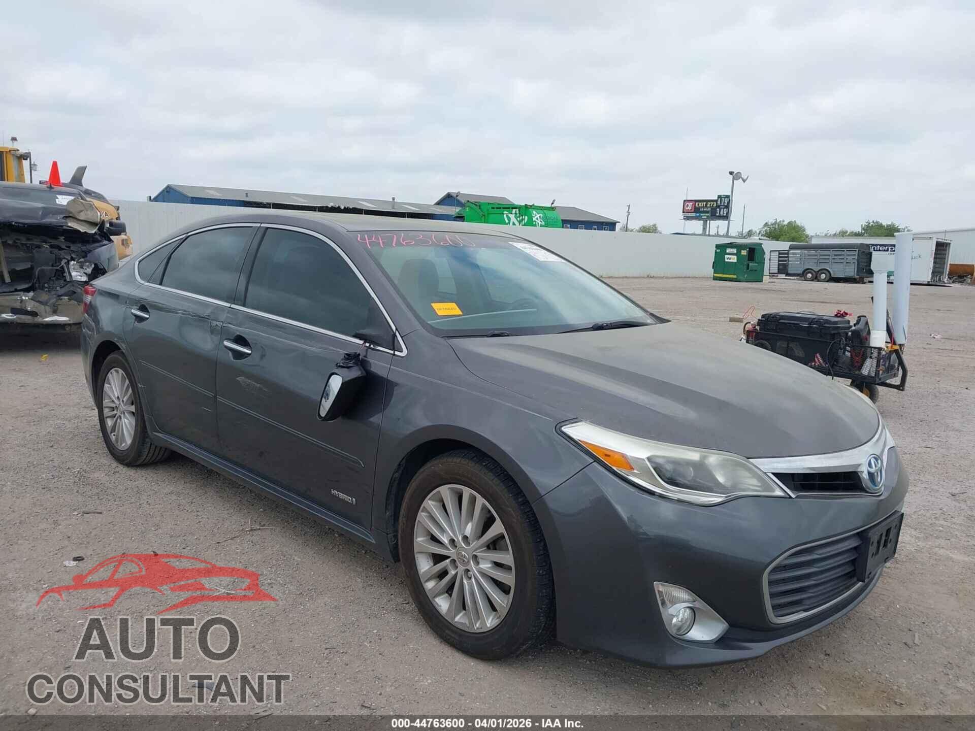 TOYOTA AVALON HYBRID 2014 - 4T1BD1EB6EU035764