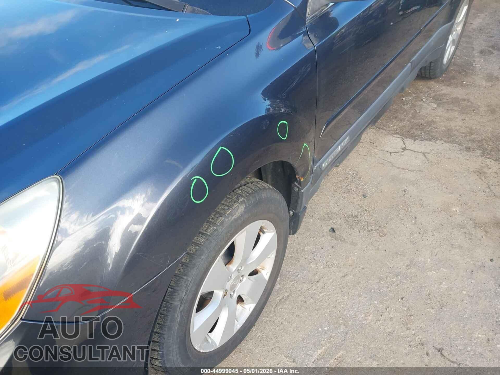 SUBARU OUTBACK 2012 - 4S4BRBCCXC3296062