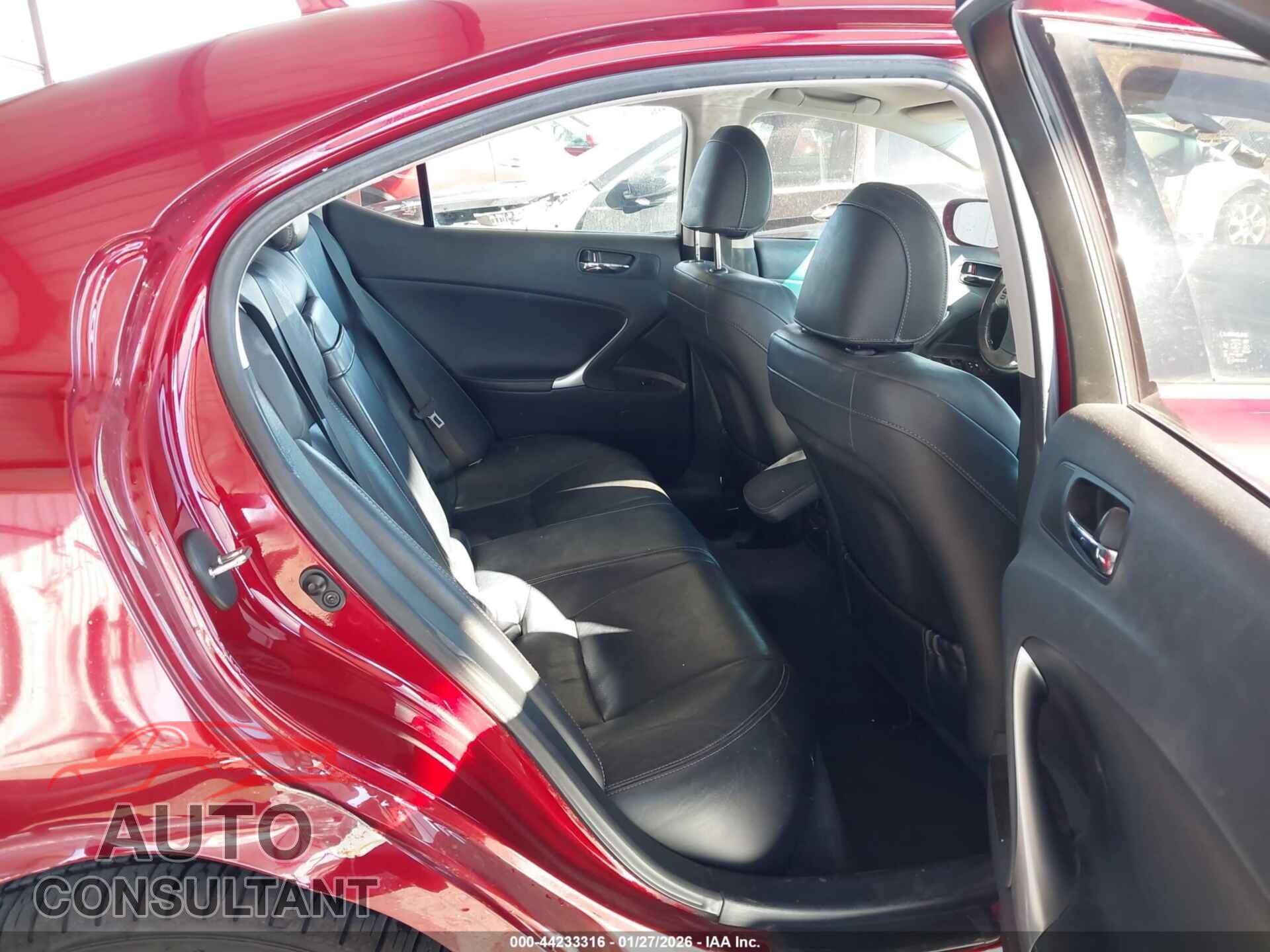 LEXUS IS 250 2011 - JTHBF5C29B5149352