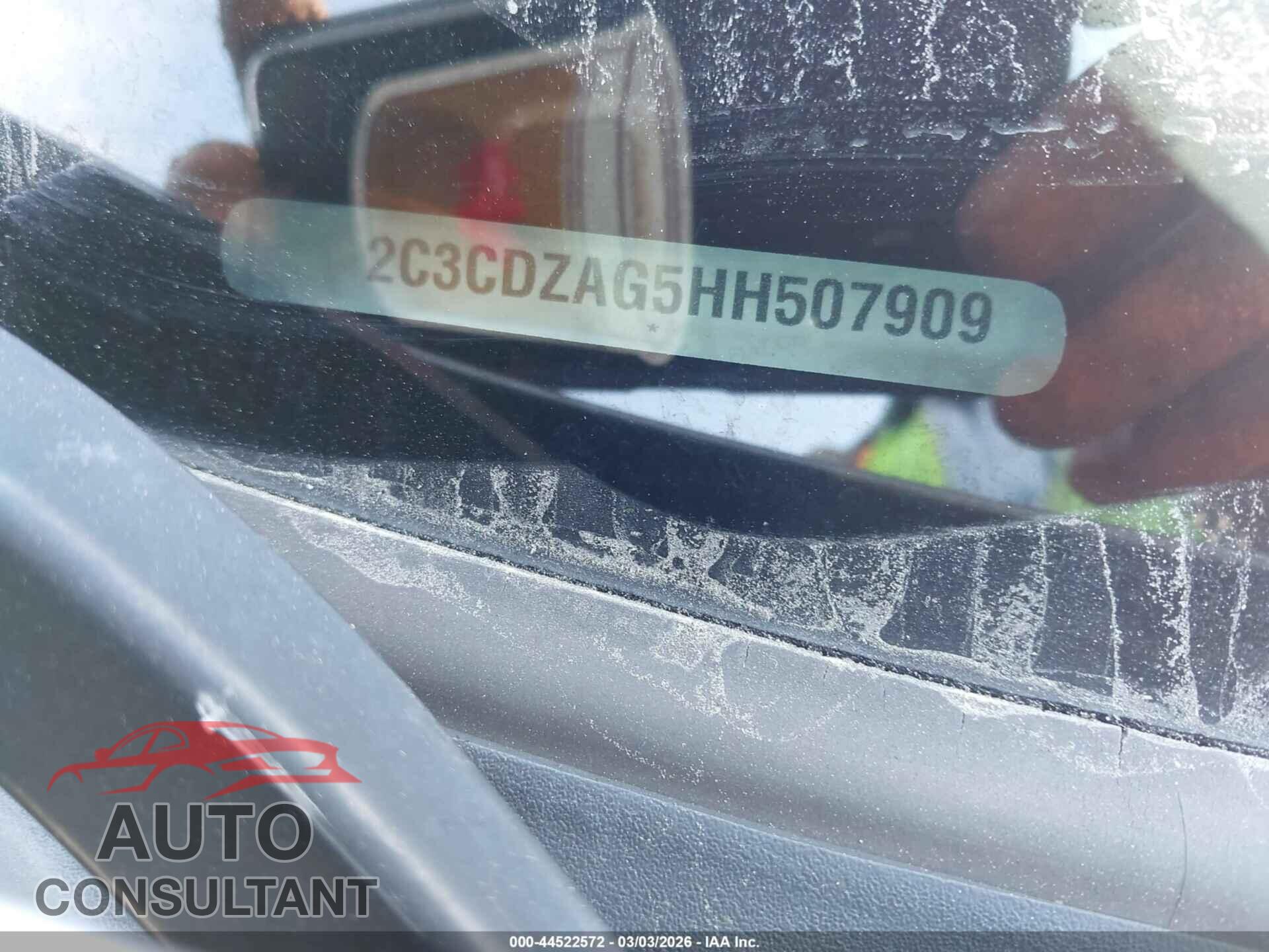 DODGE CHALLENGER 2017 - 2C3CDZAG5HH507909