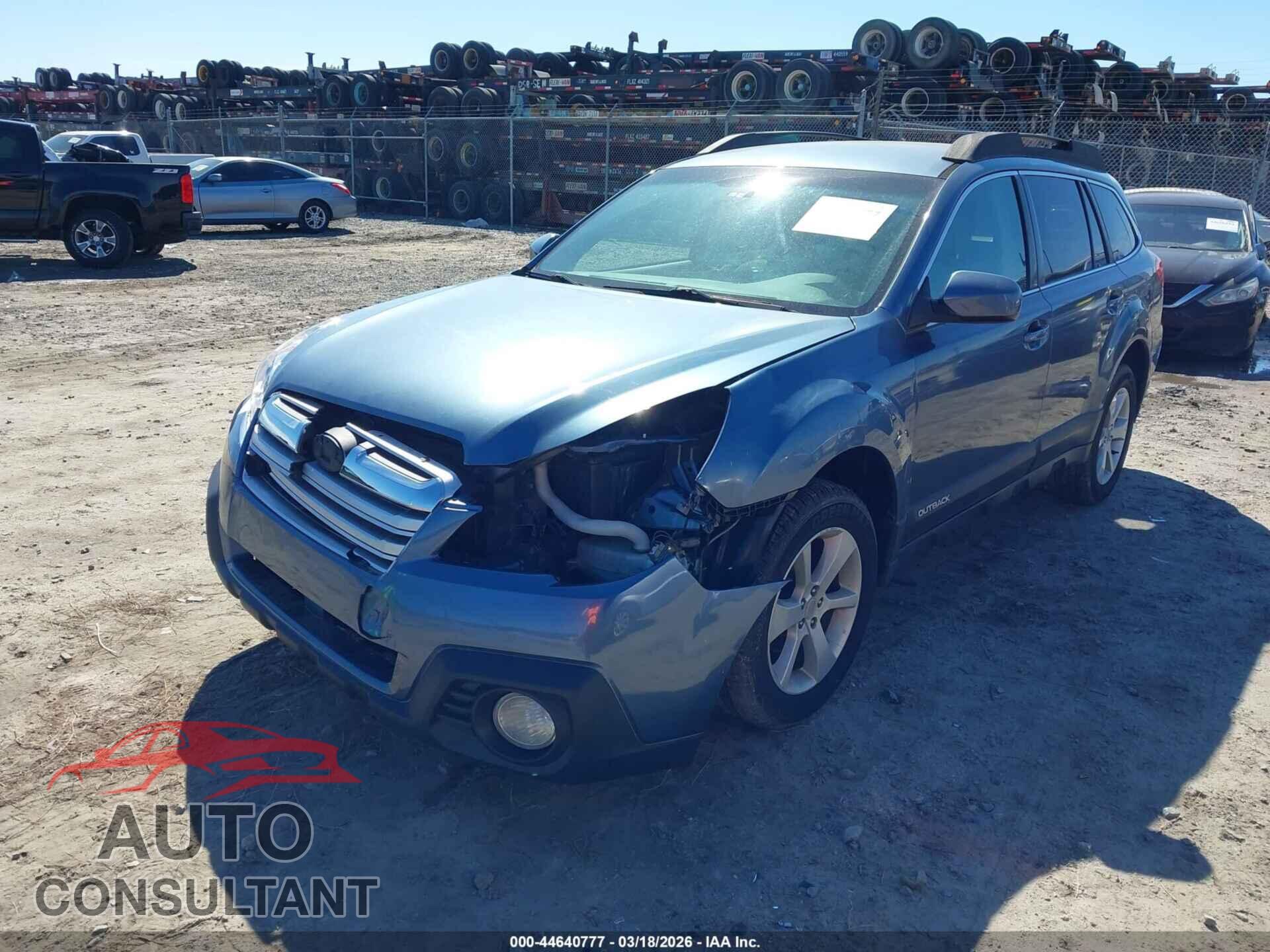 SUBARU OUTBACK 2013 - 4S4BRCCC4D3296534
