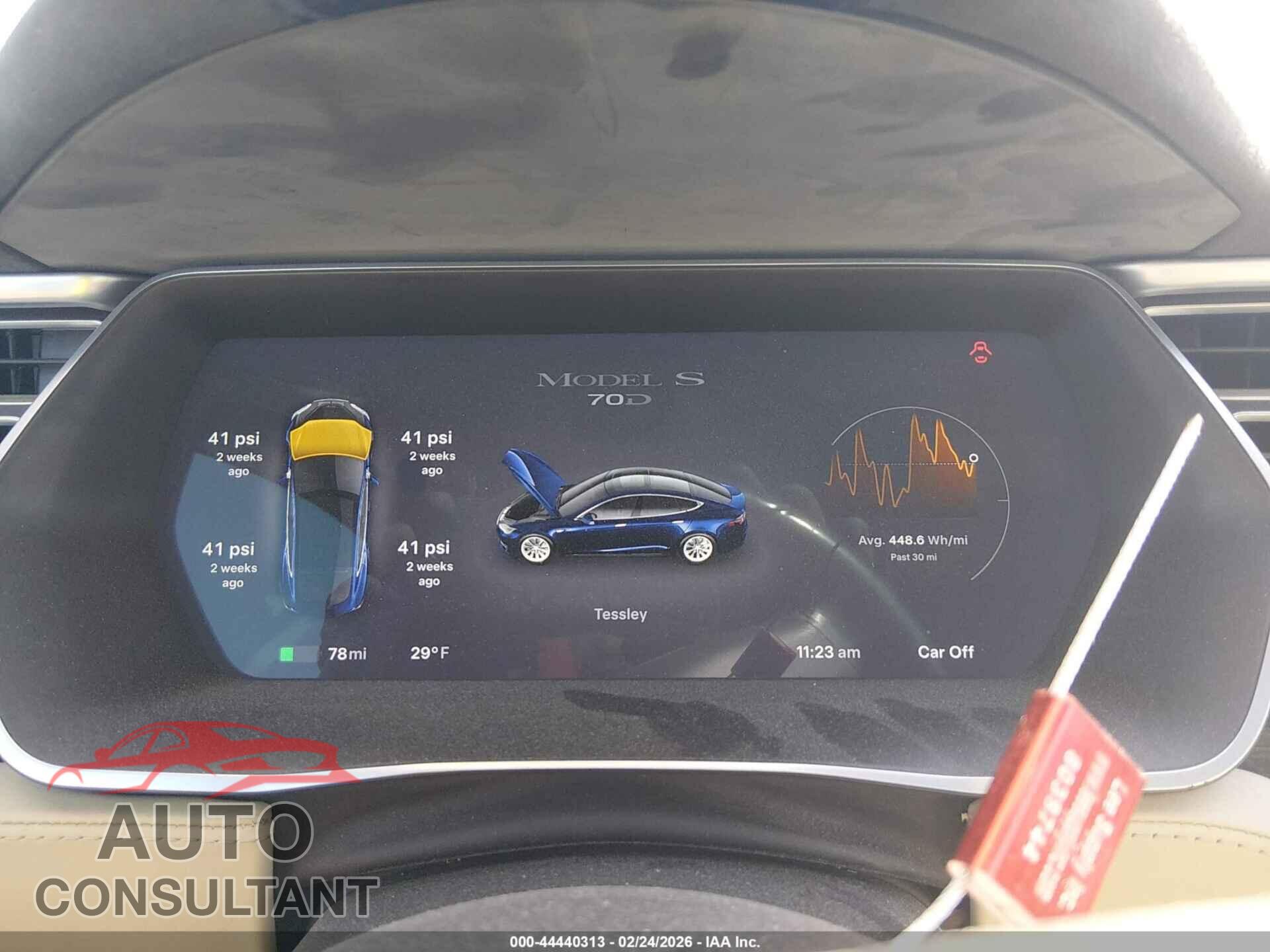 TESLA MODEL S 2016 - 5YJSA1E20GF136470
