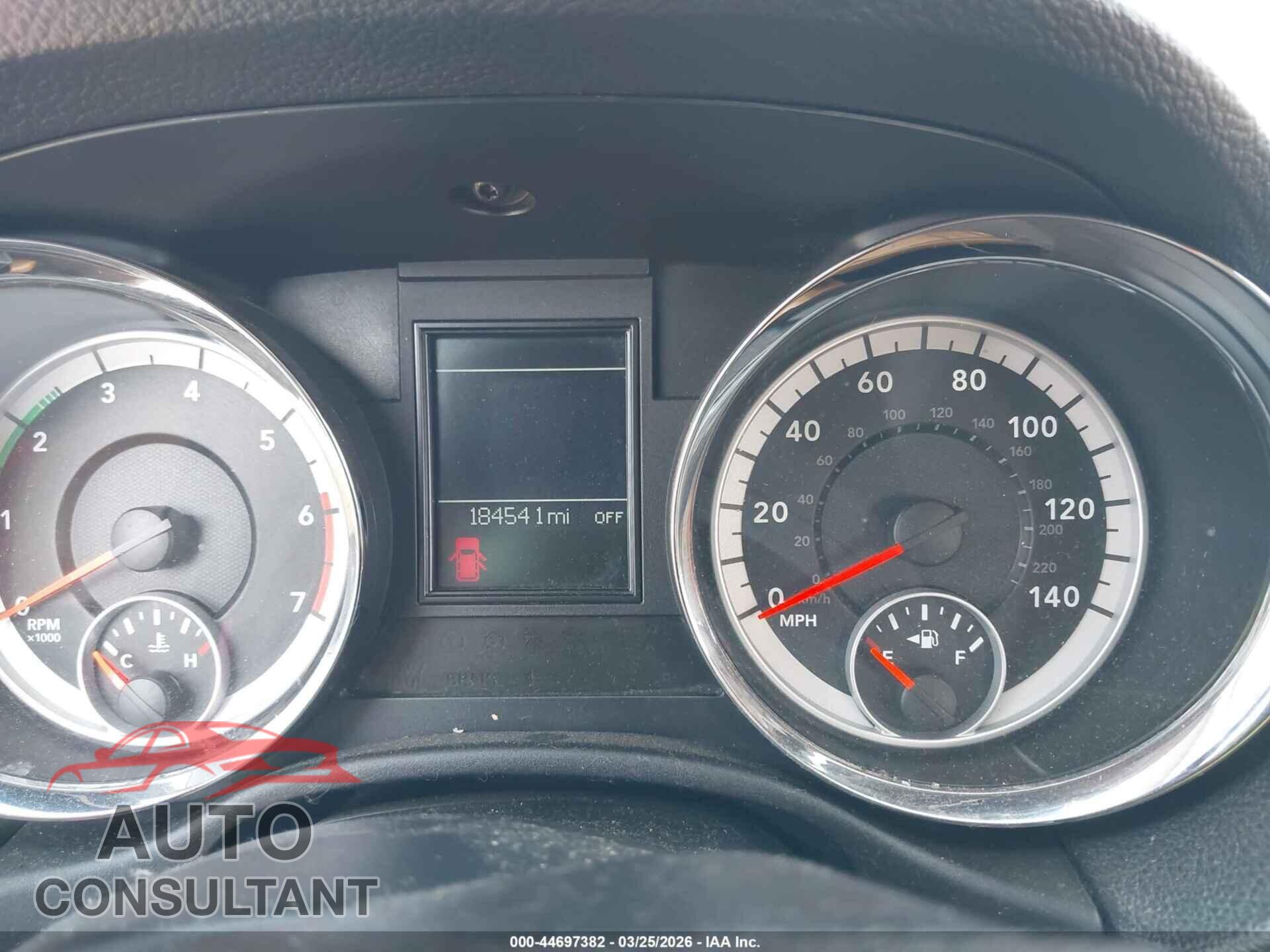 DODGE DURANGO 2012 - 1C4SDJET2CC172541