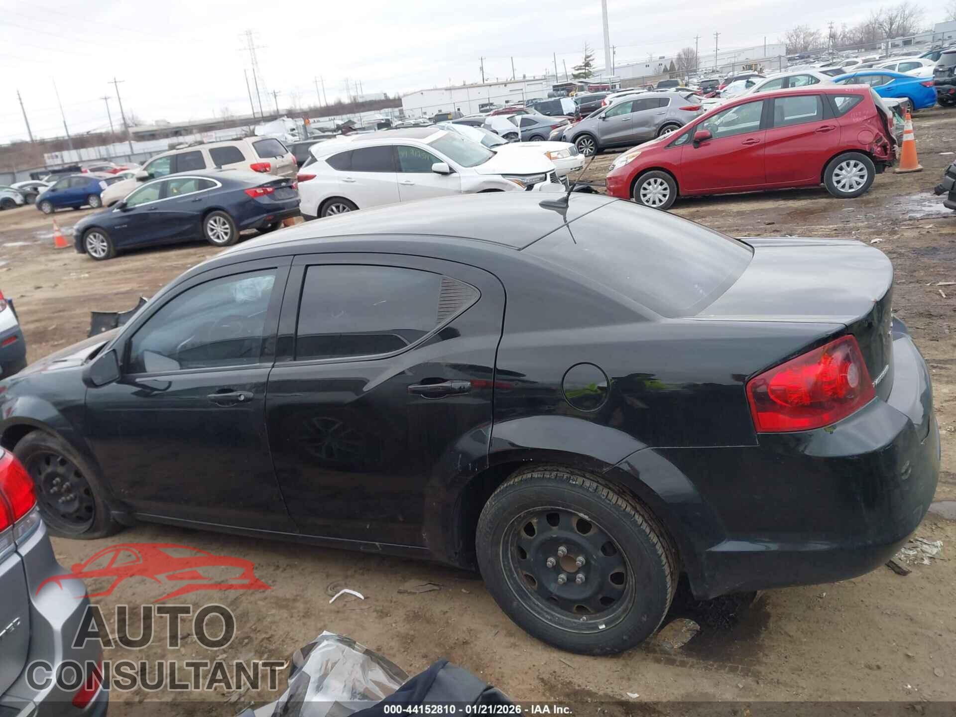 DODGE AVENGER 2013 - 1C3CDZAB3DN618013