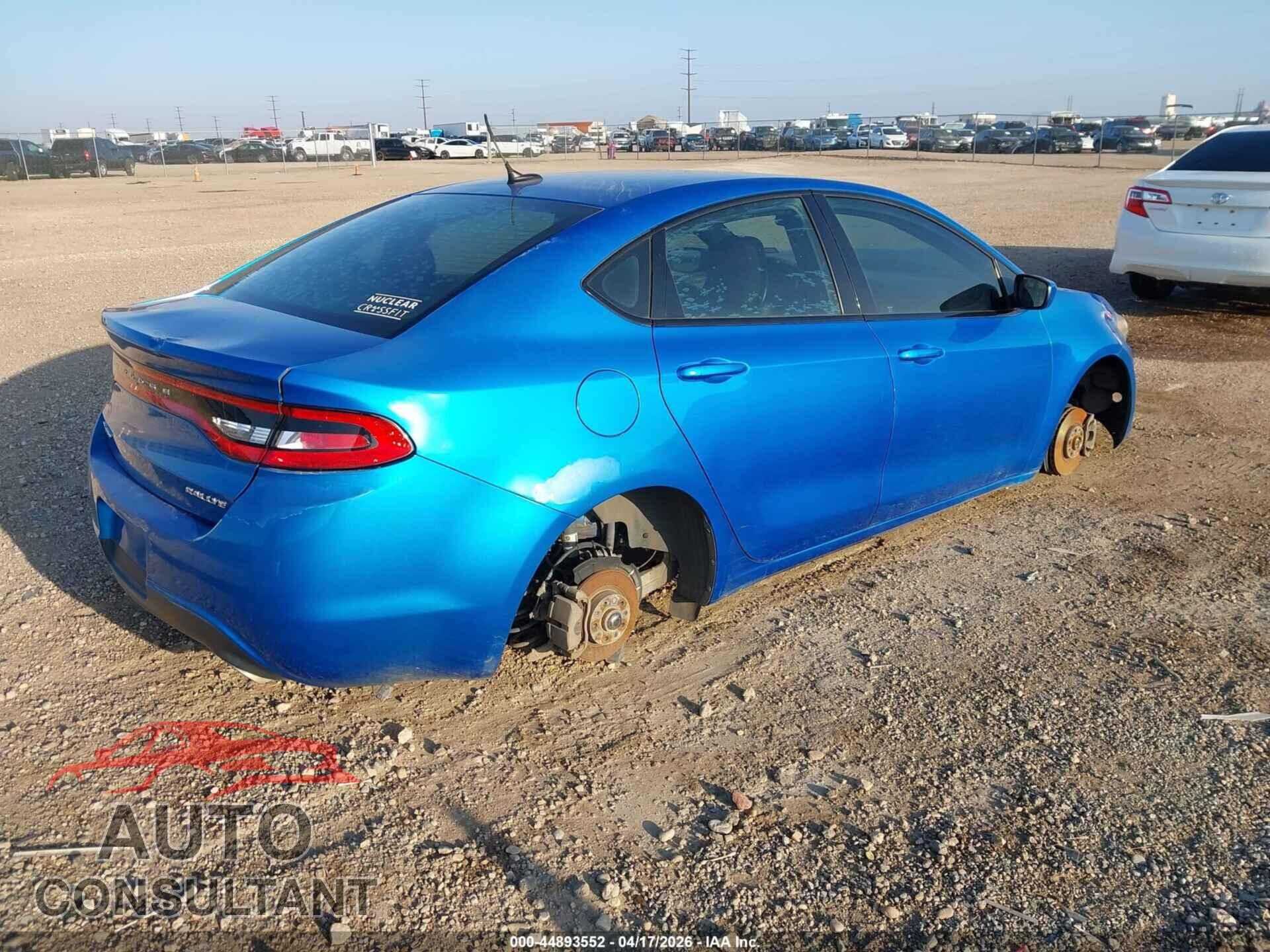 DODGE DART 2015 - 1C3CDFBB5FD406851