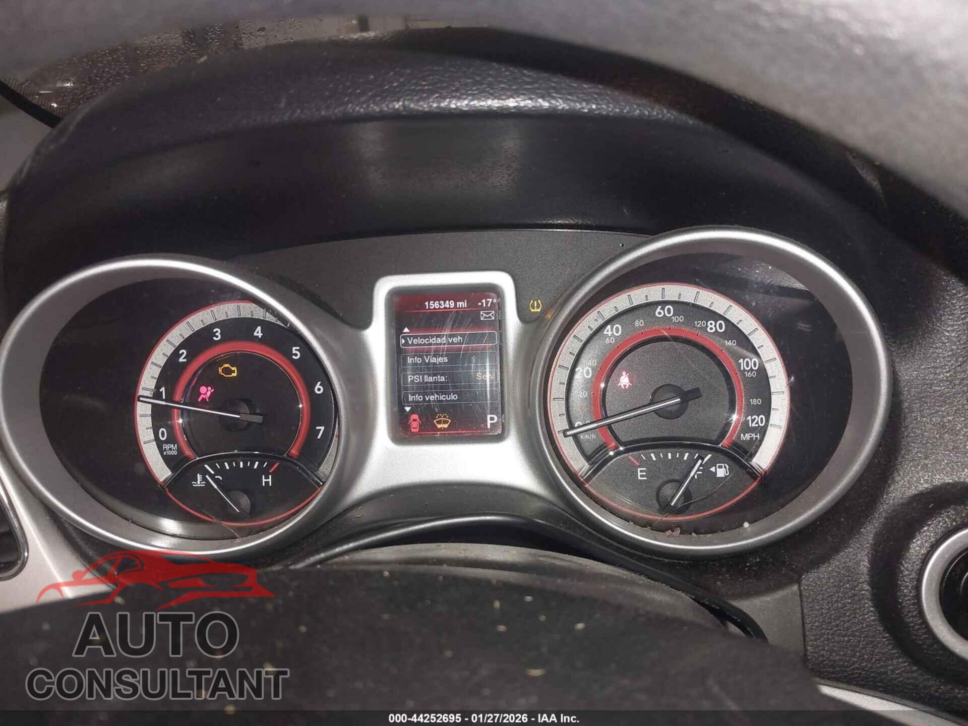 DODGE JOURNEY 2013 - 3C4PDCAB0DT579102