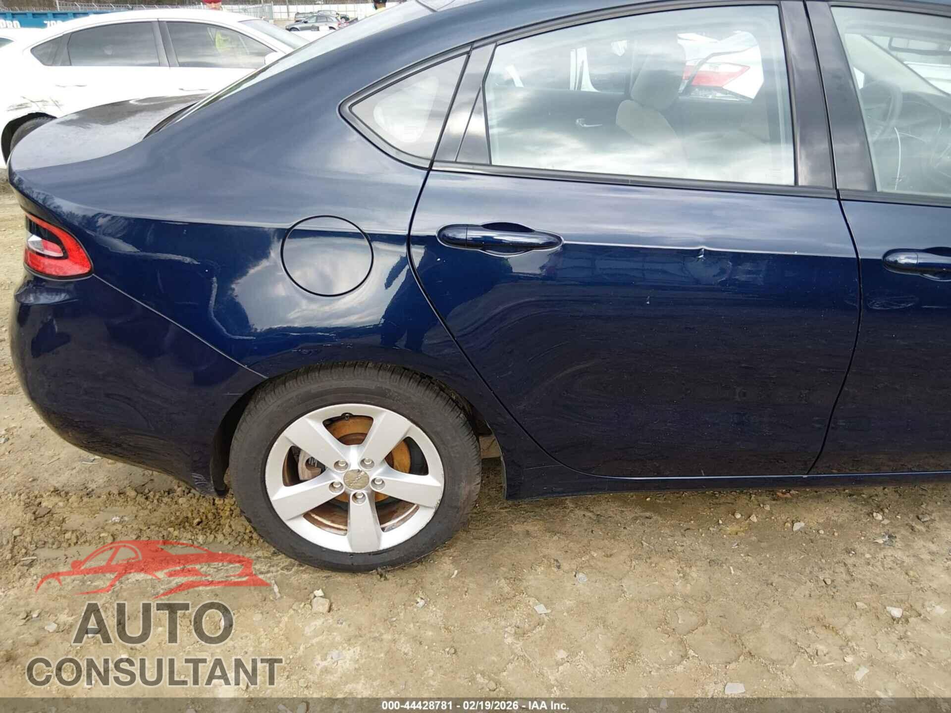 DODGE DART 2015 - 1C3CDFBBXFD415531