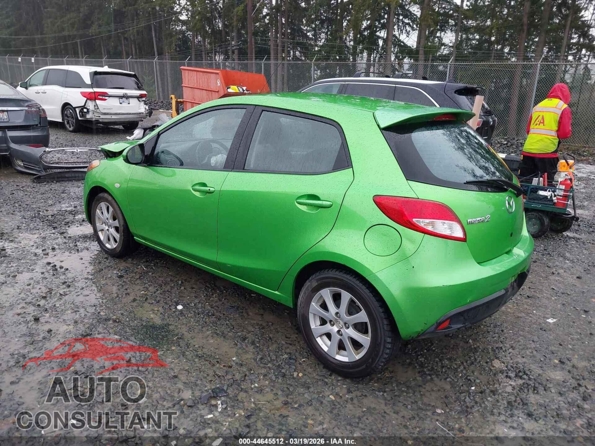 MAZDA MAZDA2 2012 - JM1DE1LZ1C0131509