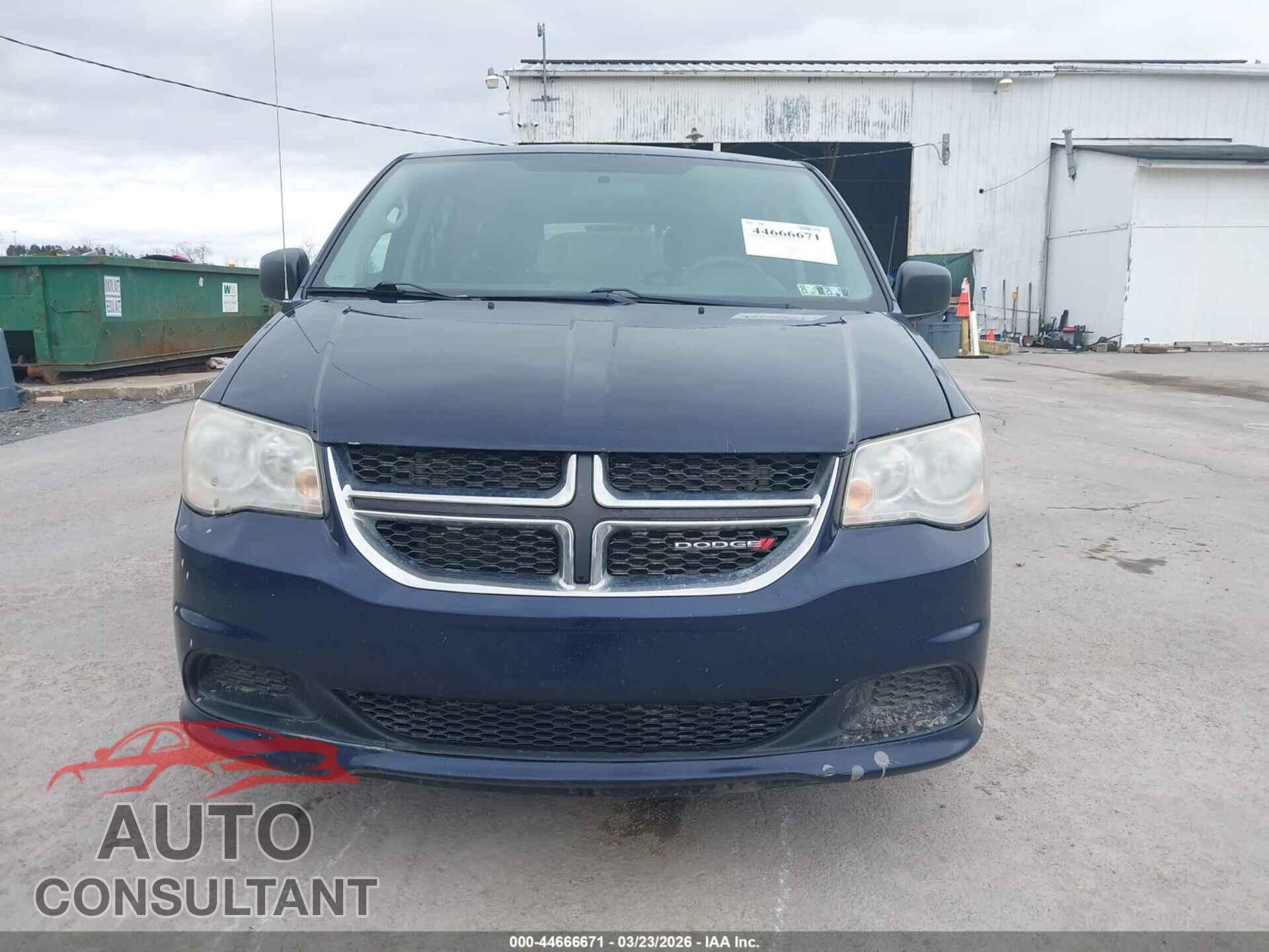 DODGE GRAND CARAVAN 2013 - 2C4RDGBG2DR560967