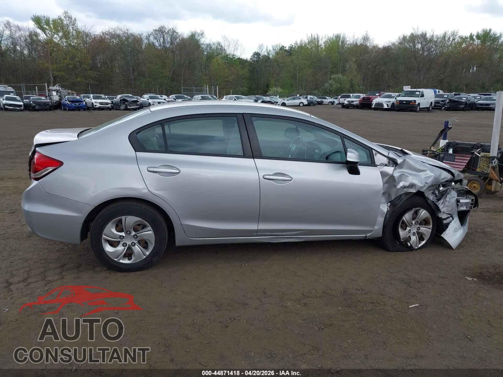 HONDA CIVIC 2013 - 19XFB2F53DE263020