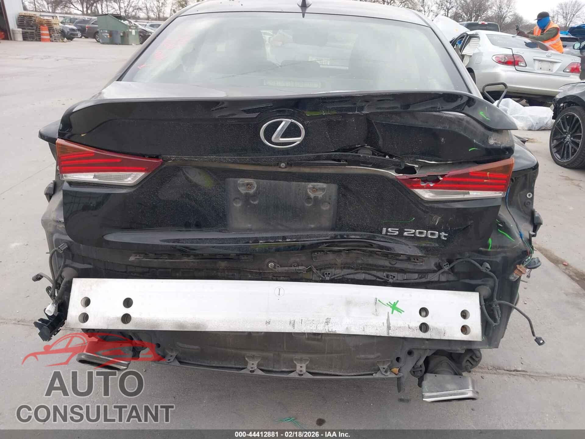 LEXUS IS 200T 2017 - JTHBA1D29H5053087
