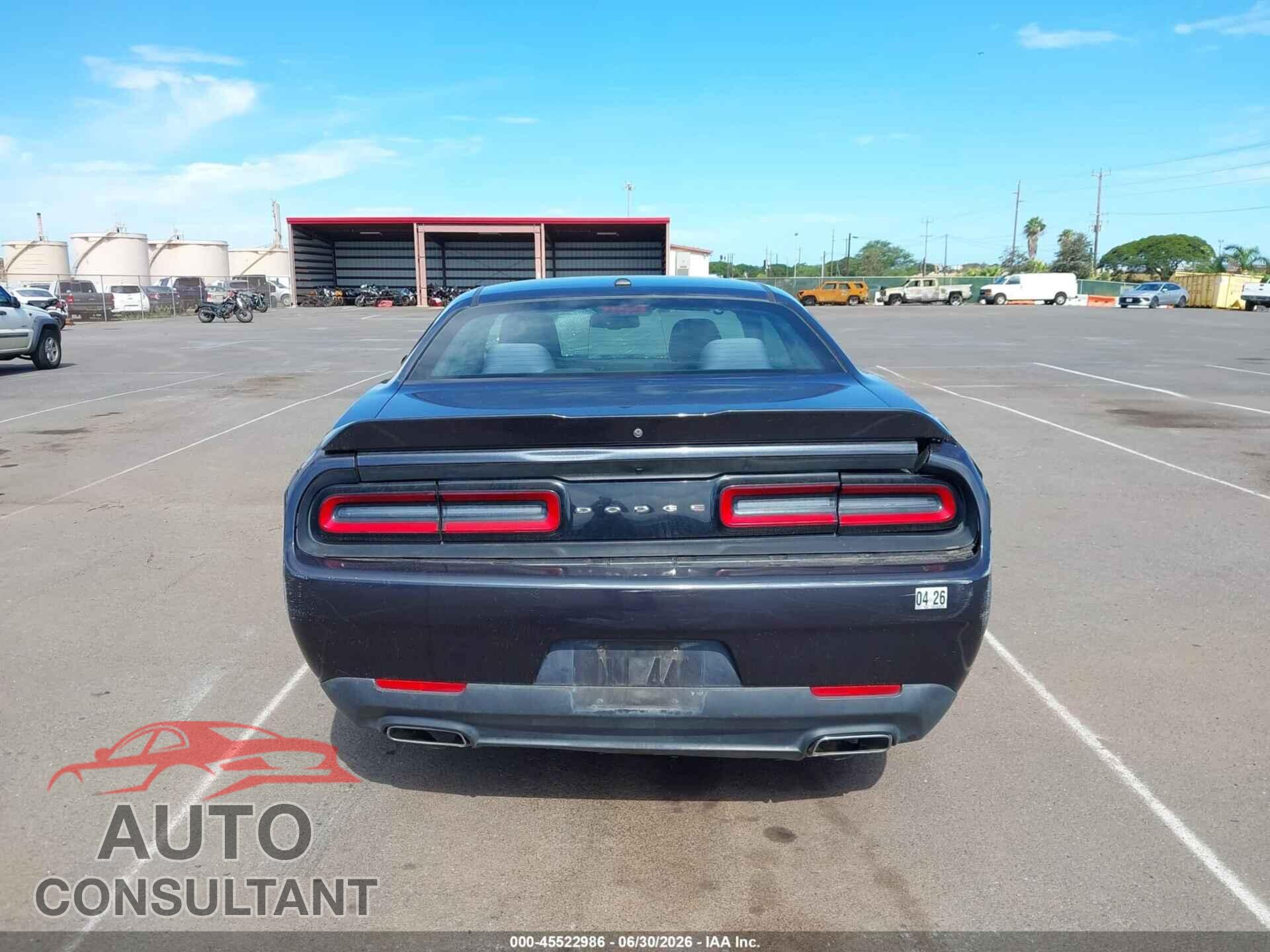 DODGE CHALLENGER 2018 - 2C3CDZAG8JH237466