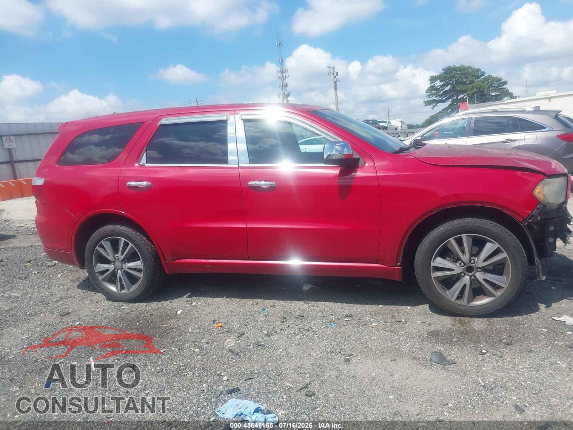 DODGE DURANGO 2013 - 1C4RDHAG2DC658297