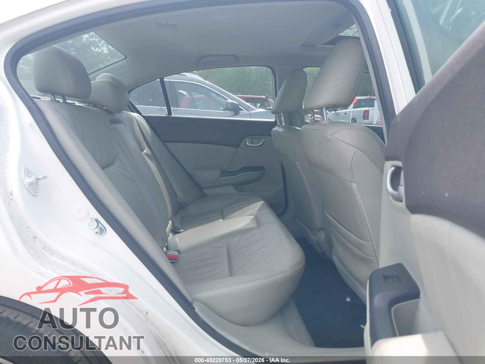 HONDA CIVIC 2012 - 19XFB2F99CE048498