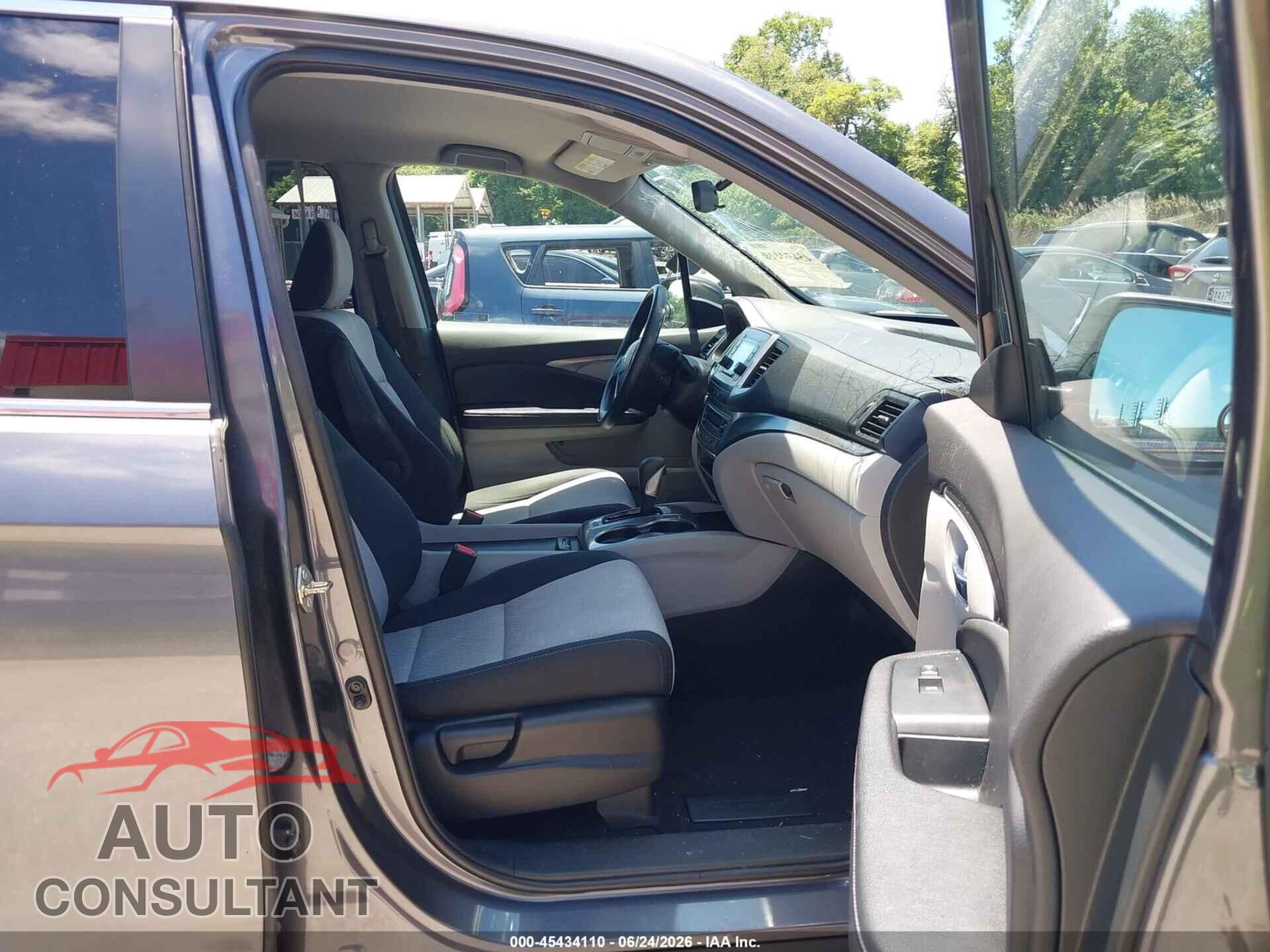 HONDA RIDGELINE 2017 - 5FPYK3F21HB007664