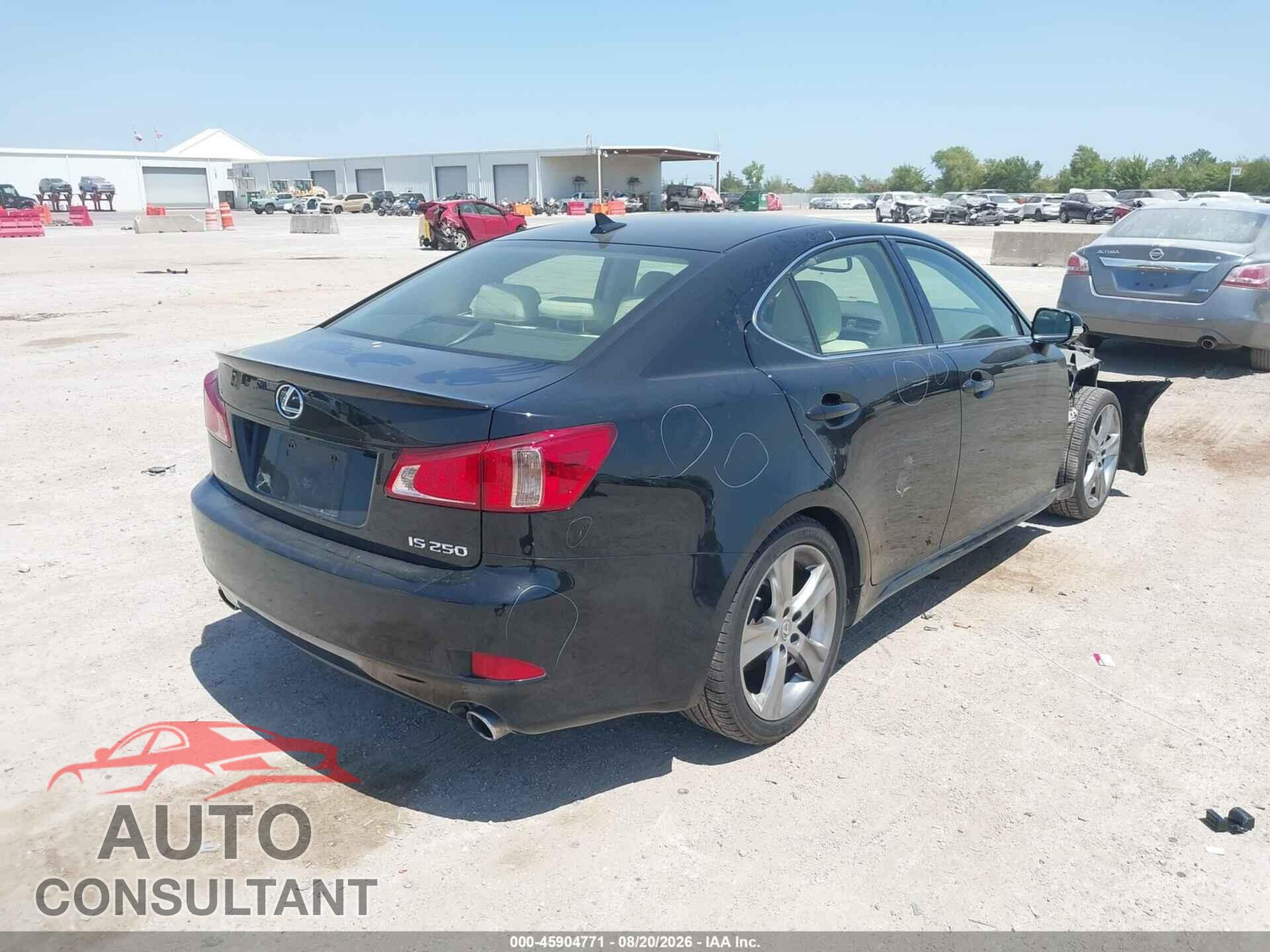 LEXUS IS 250 2012 - JTHBF5C21C5178071