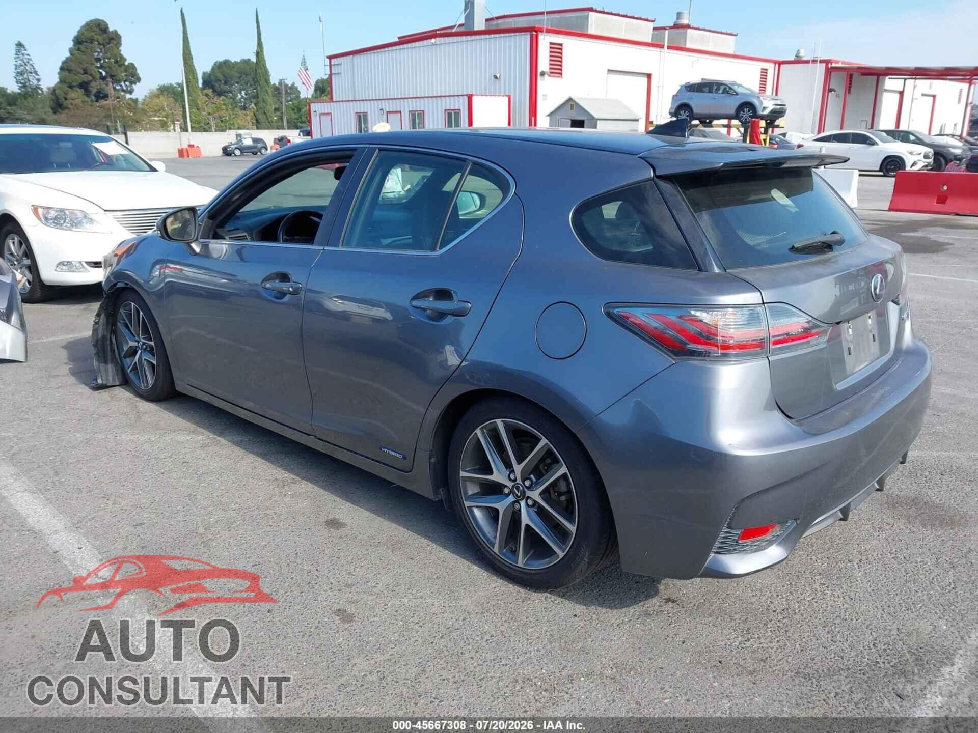 LEXUS CT 200H 2014 - JTHKD5BH4E2206557