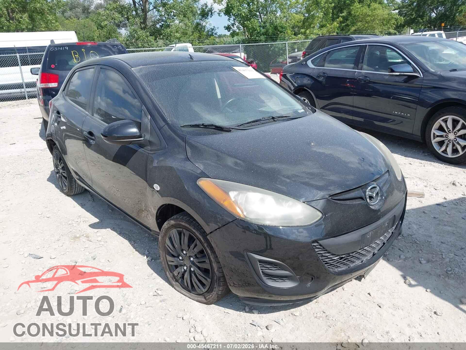 MAZDA MAZDA2 2013 - JM1DE1KY2D0152976