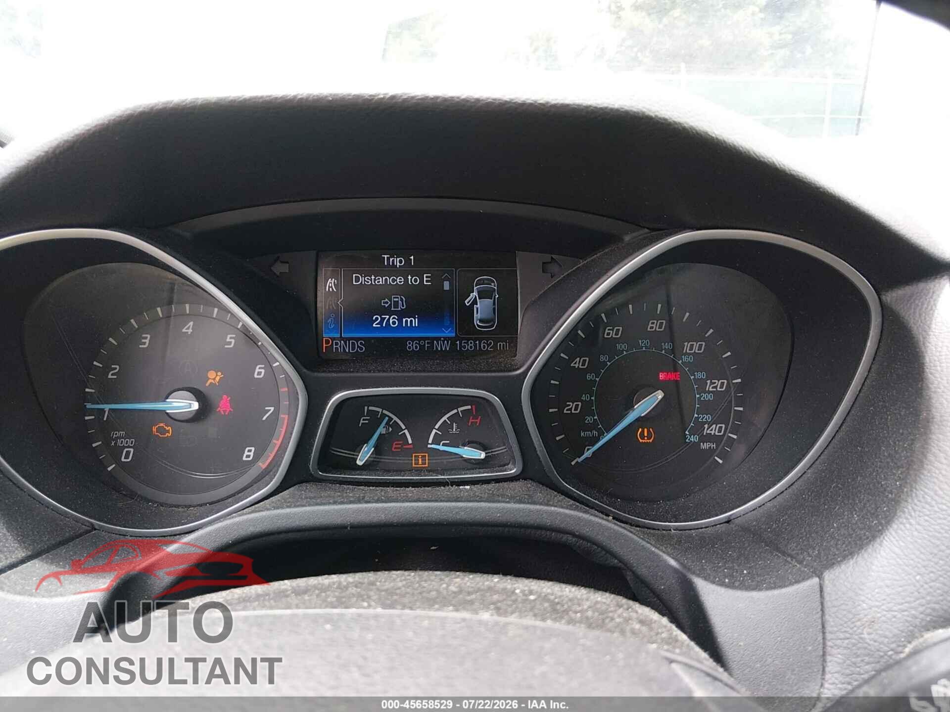FORD FOCUS 2013 - 1FADP3N23DL371222
